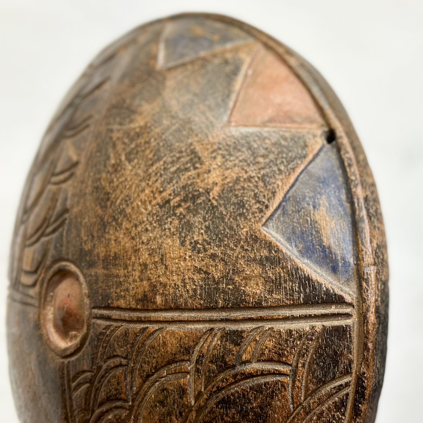 Carved Shield on Stand - Cameroon