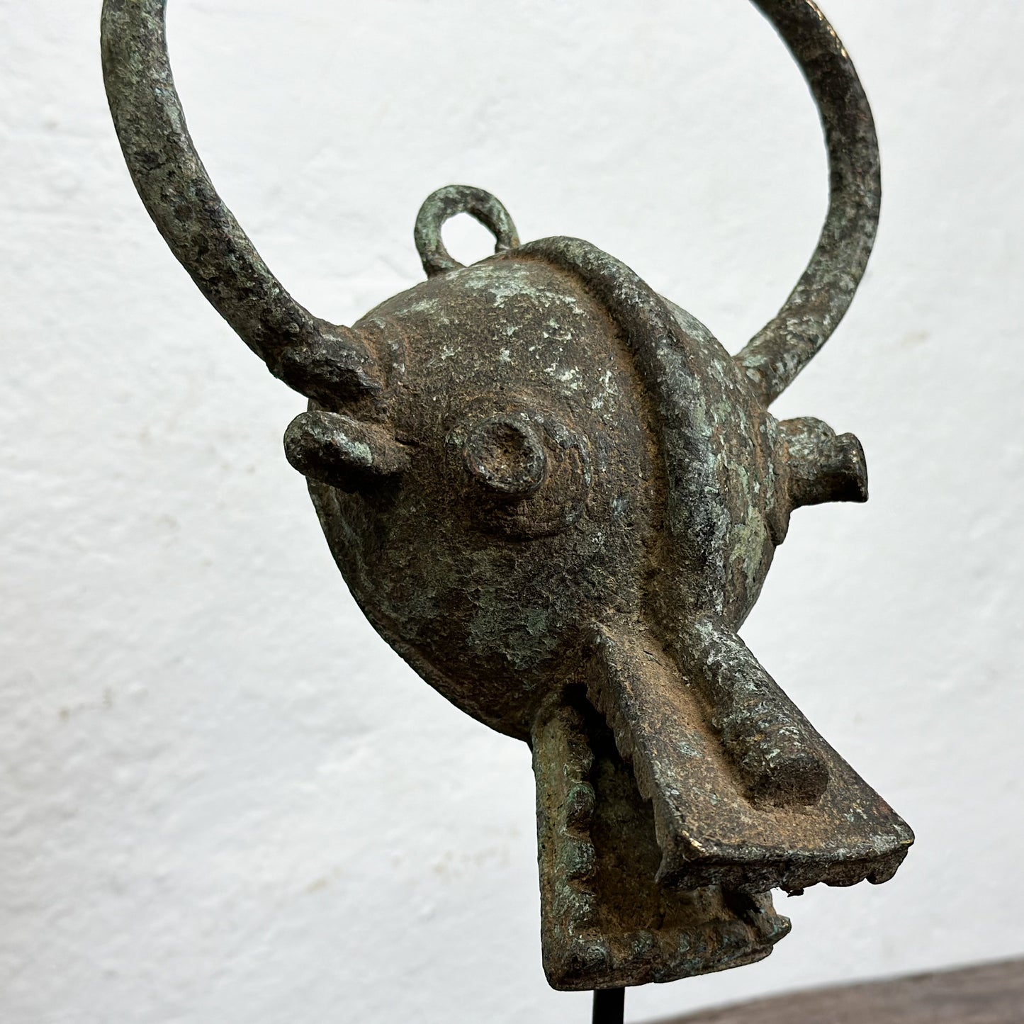 Bronze Bamun Head - Cameroon