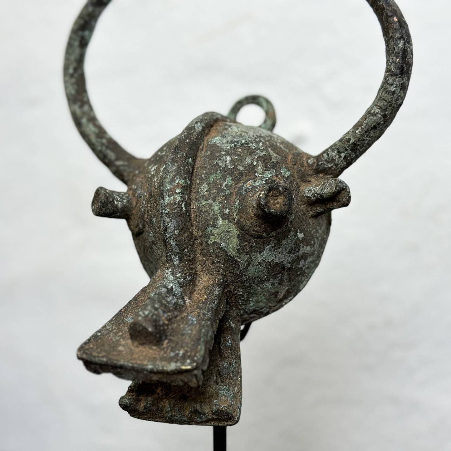 Bronze Bamun Head - Cameroon