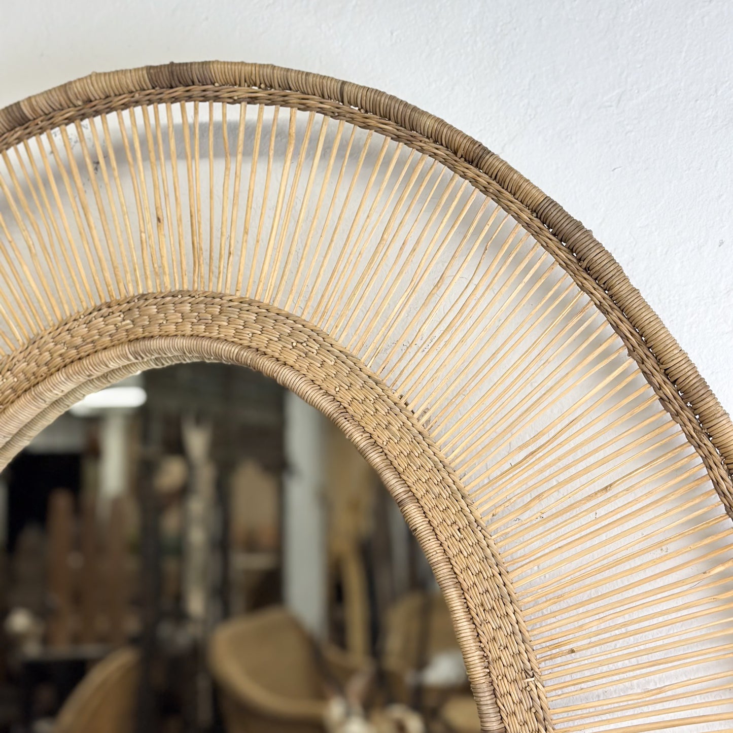 Malawi Mirror Oval Natural