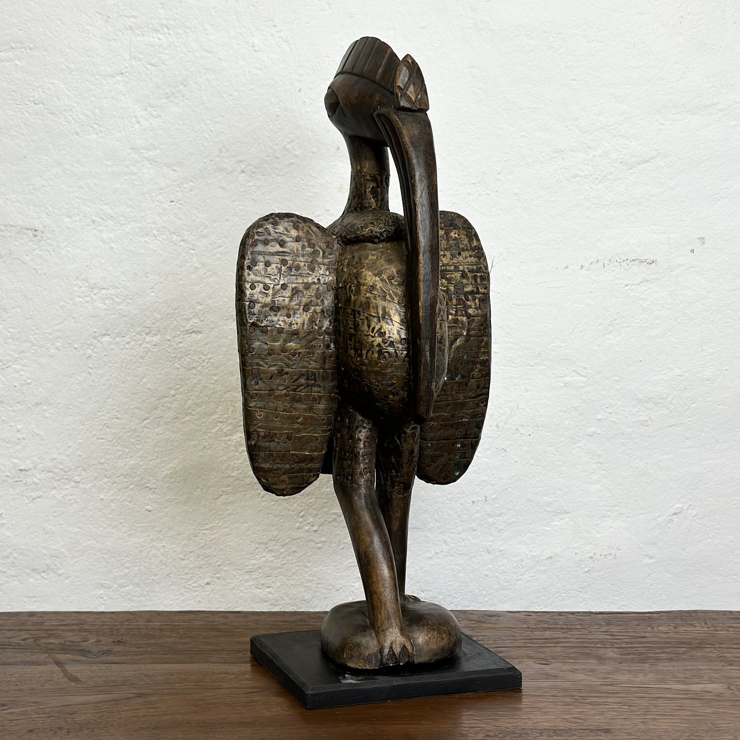 Brass Plated Senufo Bird - Ivory Coast