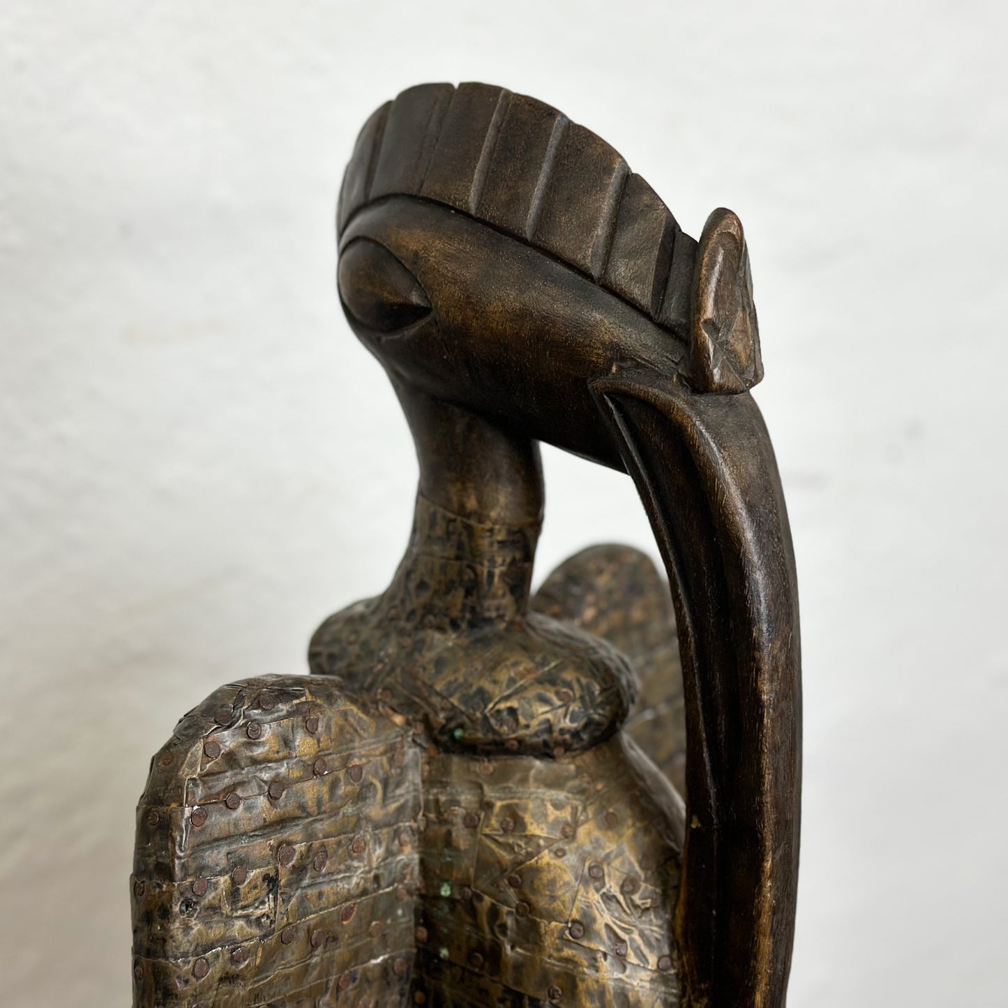 Brass Plated Senufo Bird - Ivory Coast