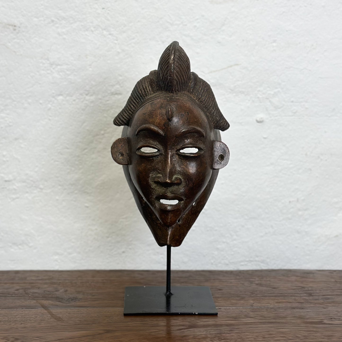 Bronze Baule Mask  - Ivory Coast