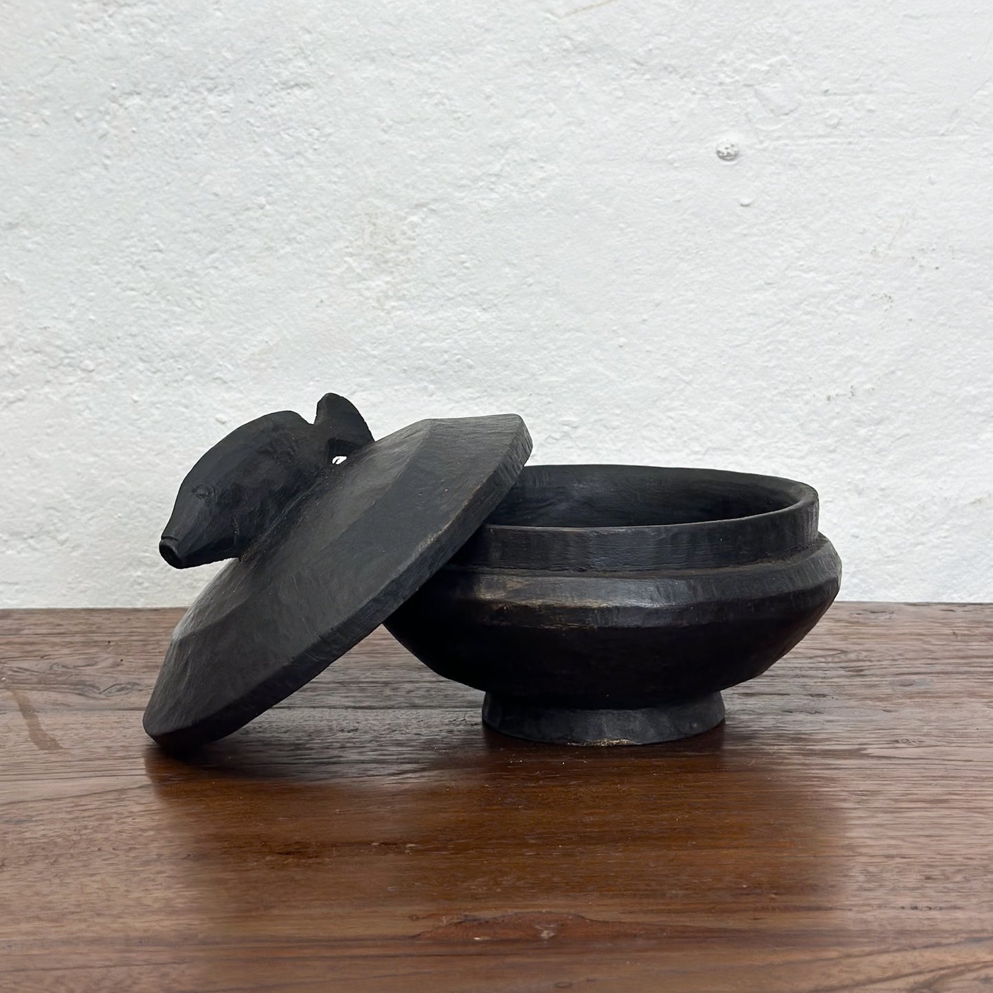 Lidded Lozi Container - Zambia