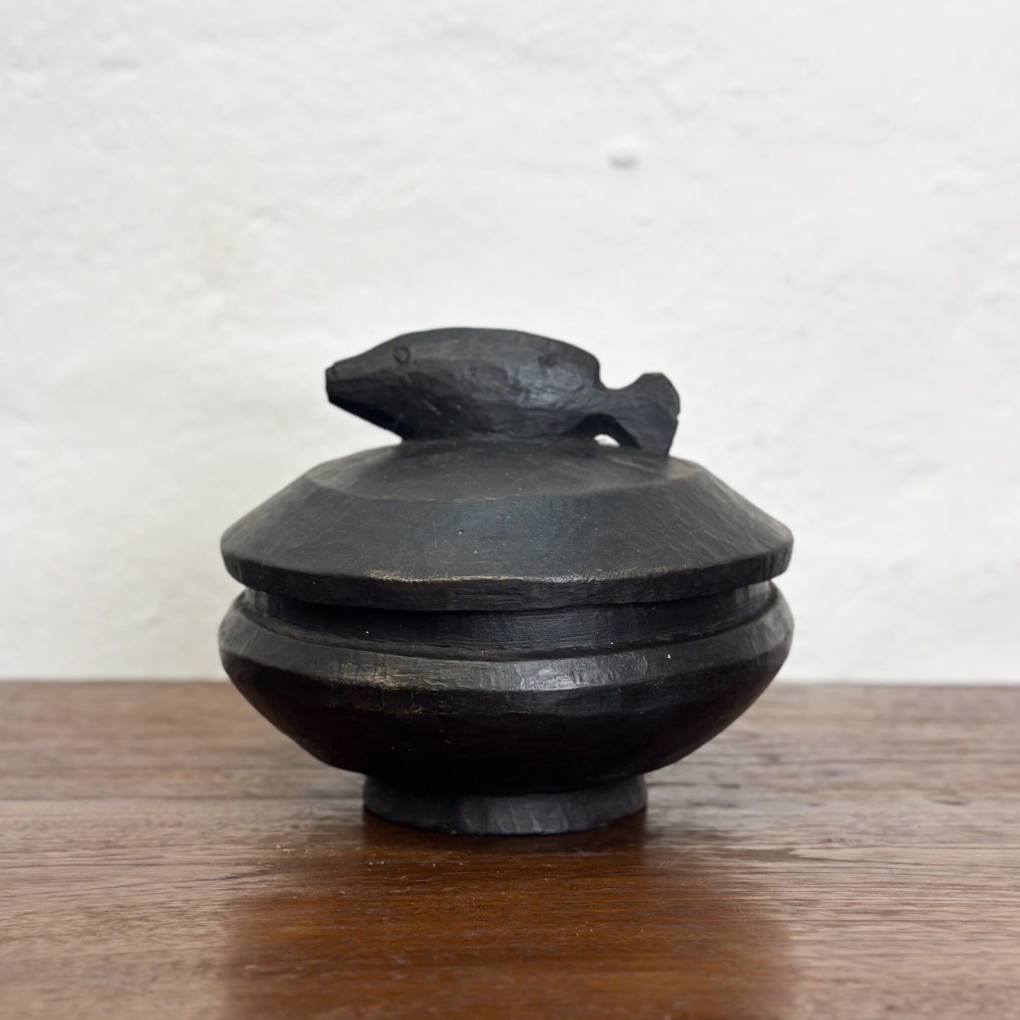 Lidded Lozi Container - Zambia