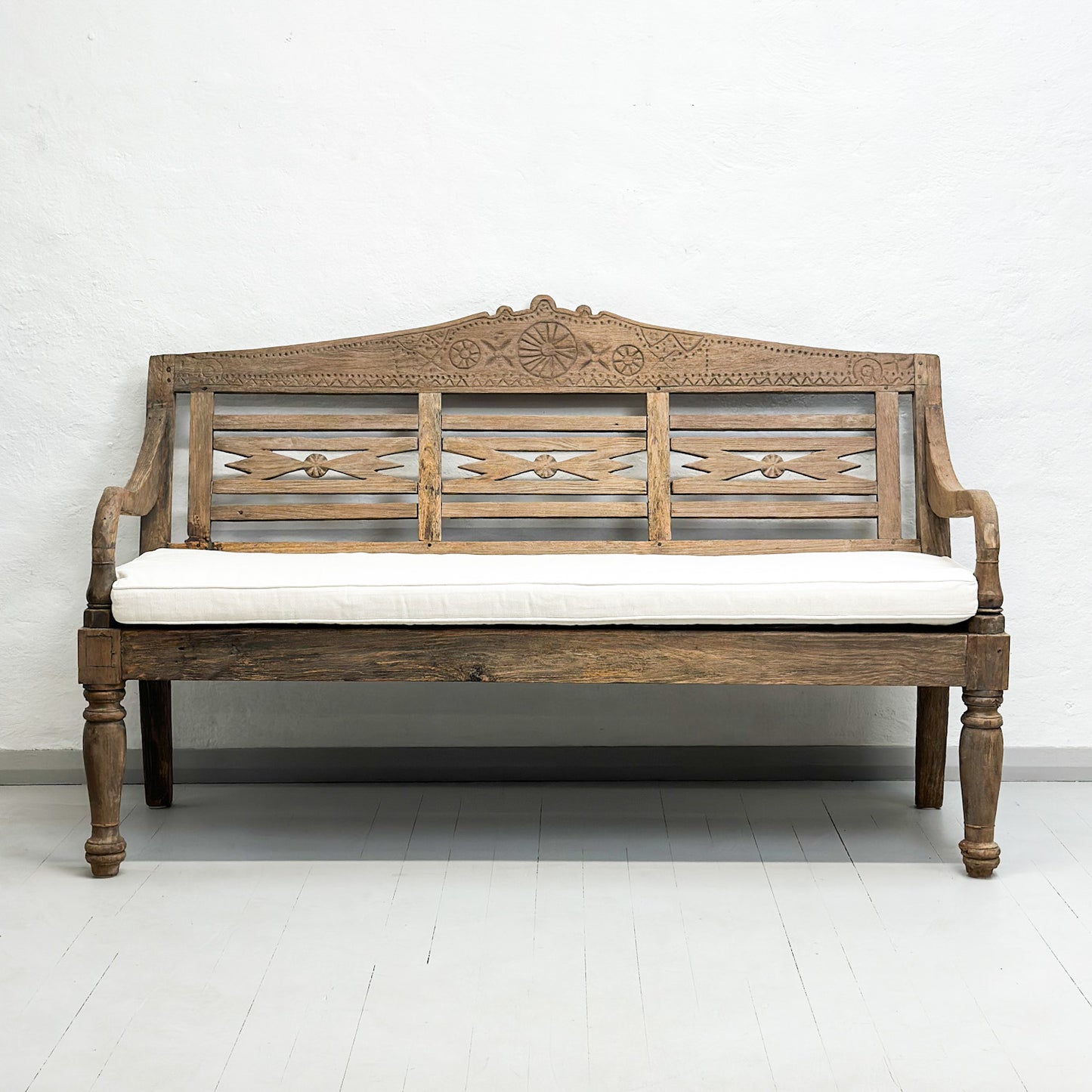 Vintage Javanese Teak Daybed