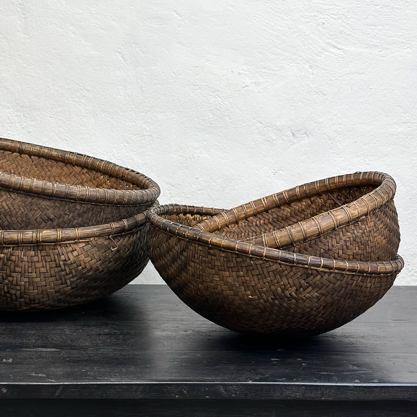 Round Vintage Lombok Basket