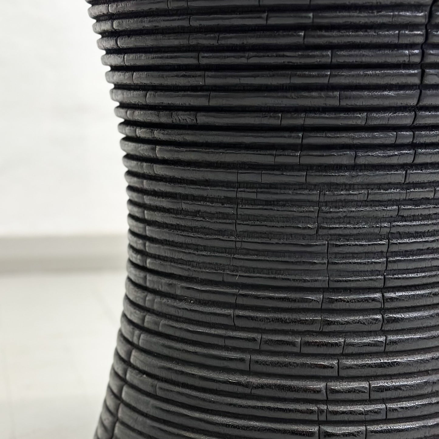 Ribbed Hourglass Stool