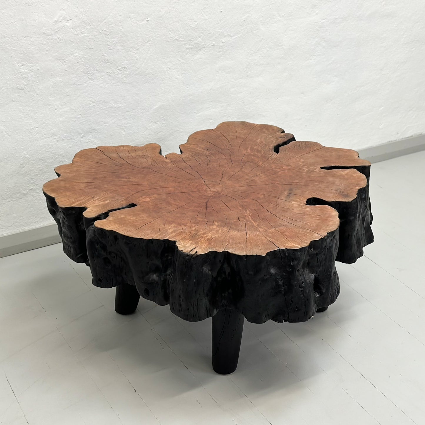 Two-Toned Lychee Wood Coffee Table