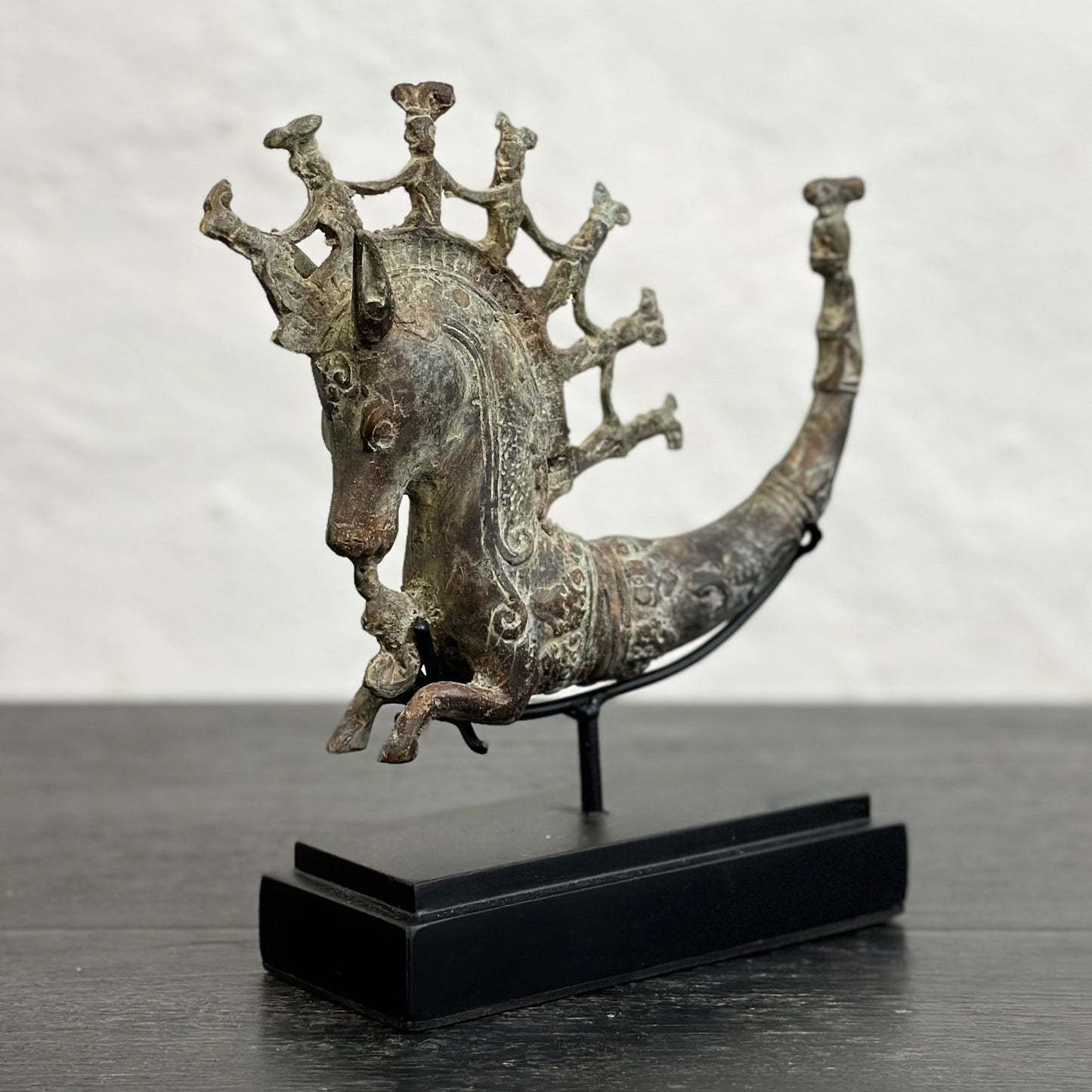 Bronze Seahorse on Stand