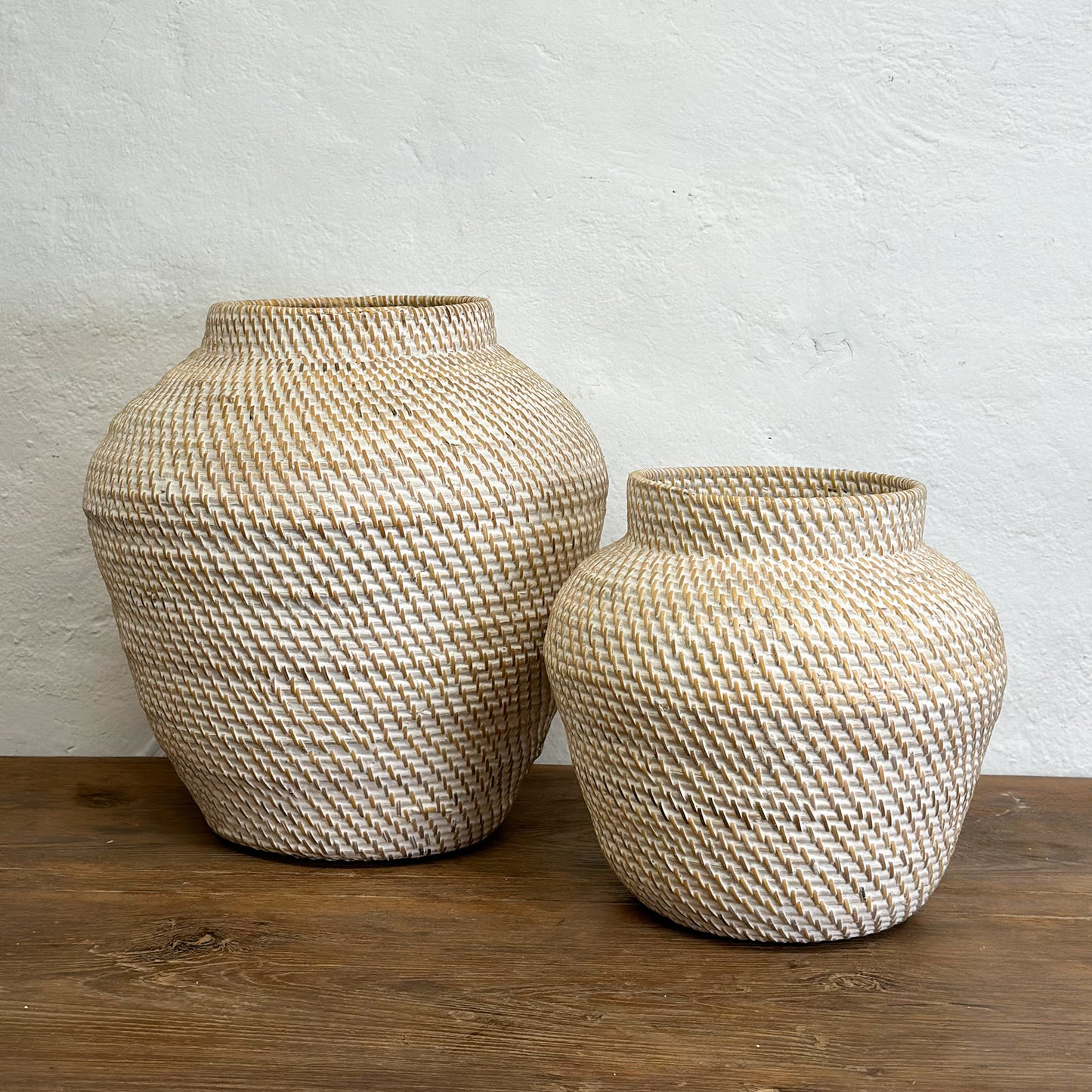 Rattan Urn Planter