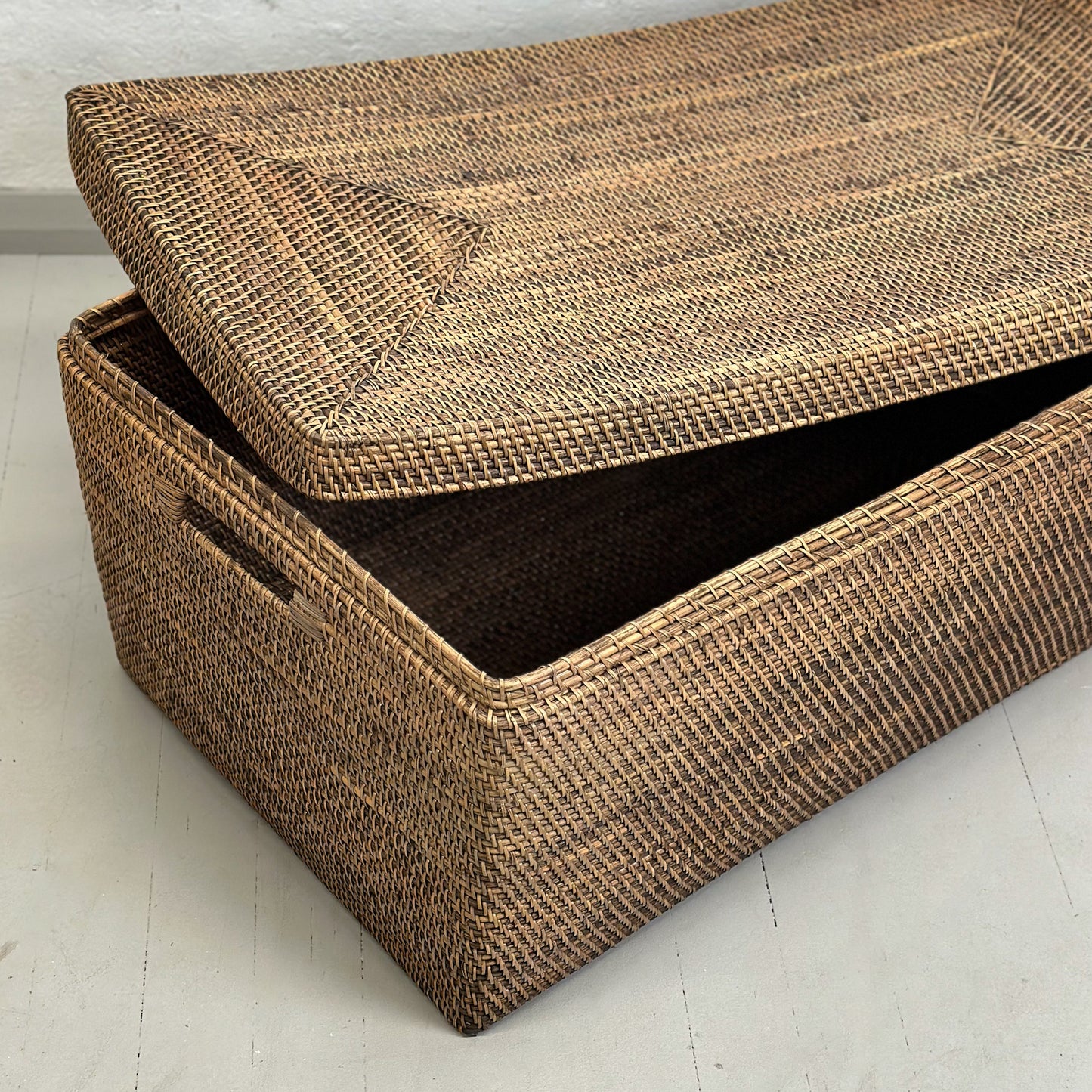 Extra Large Rattan Storage Box