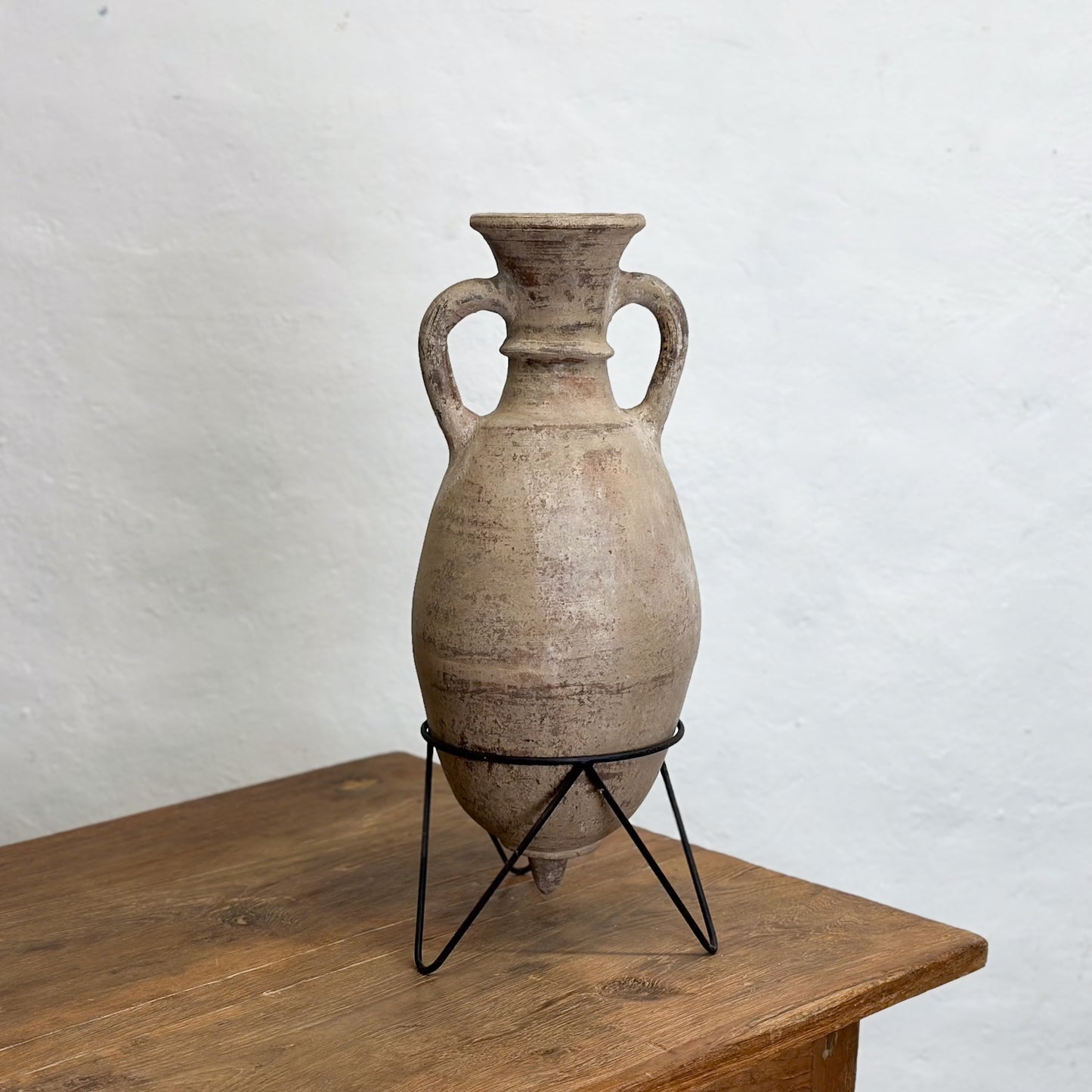 Terracotta Amphora on Stand II