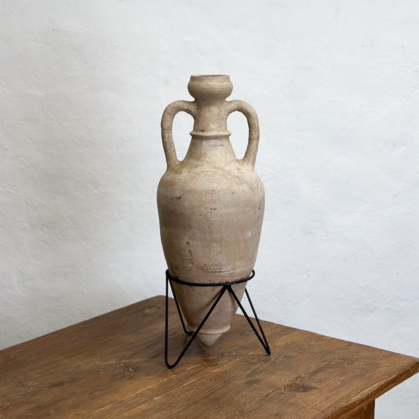 Terracotta Amphora on Stand III