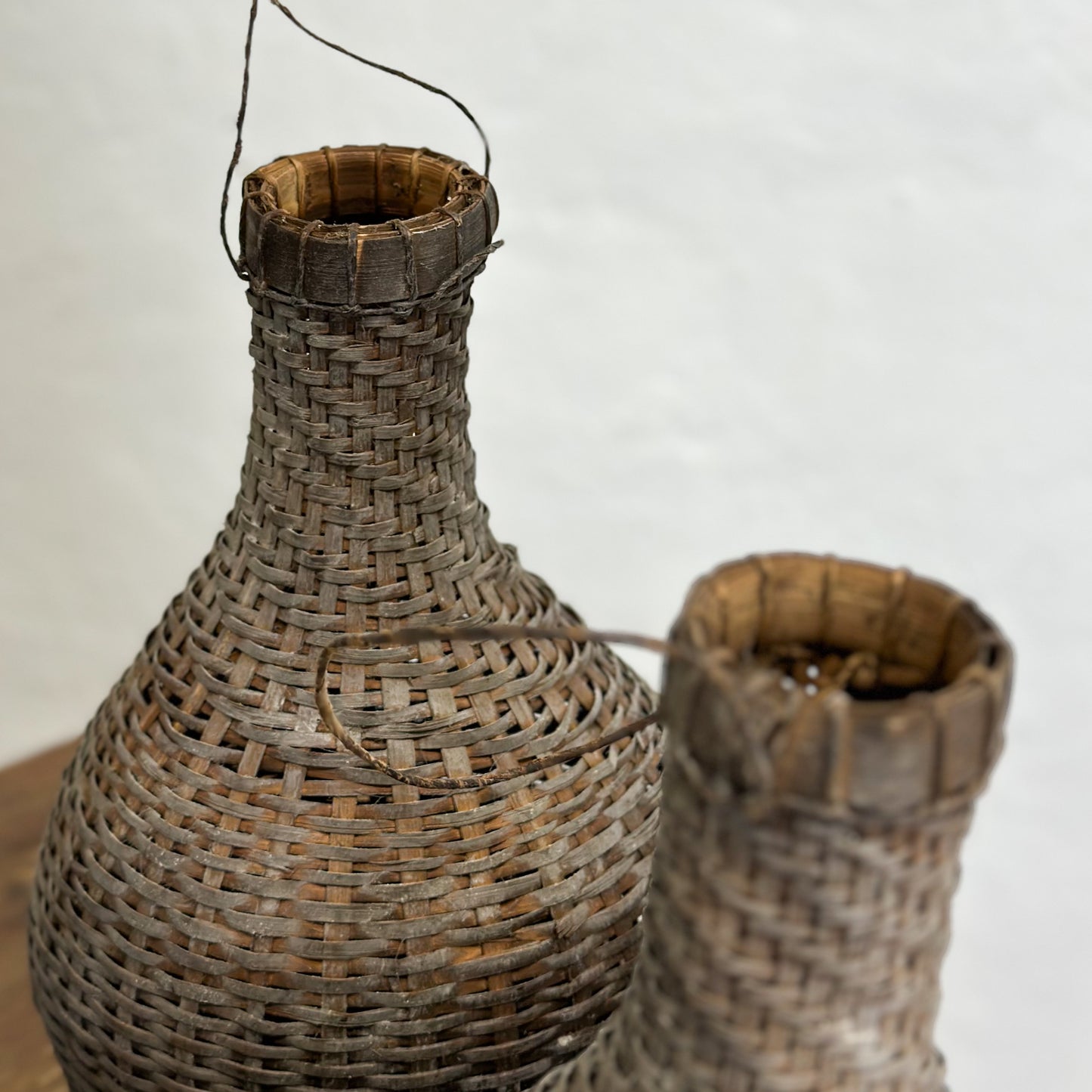 Vintage Sulawesi Bottle Basket