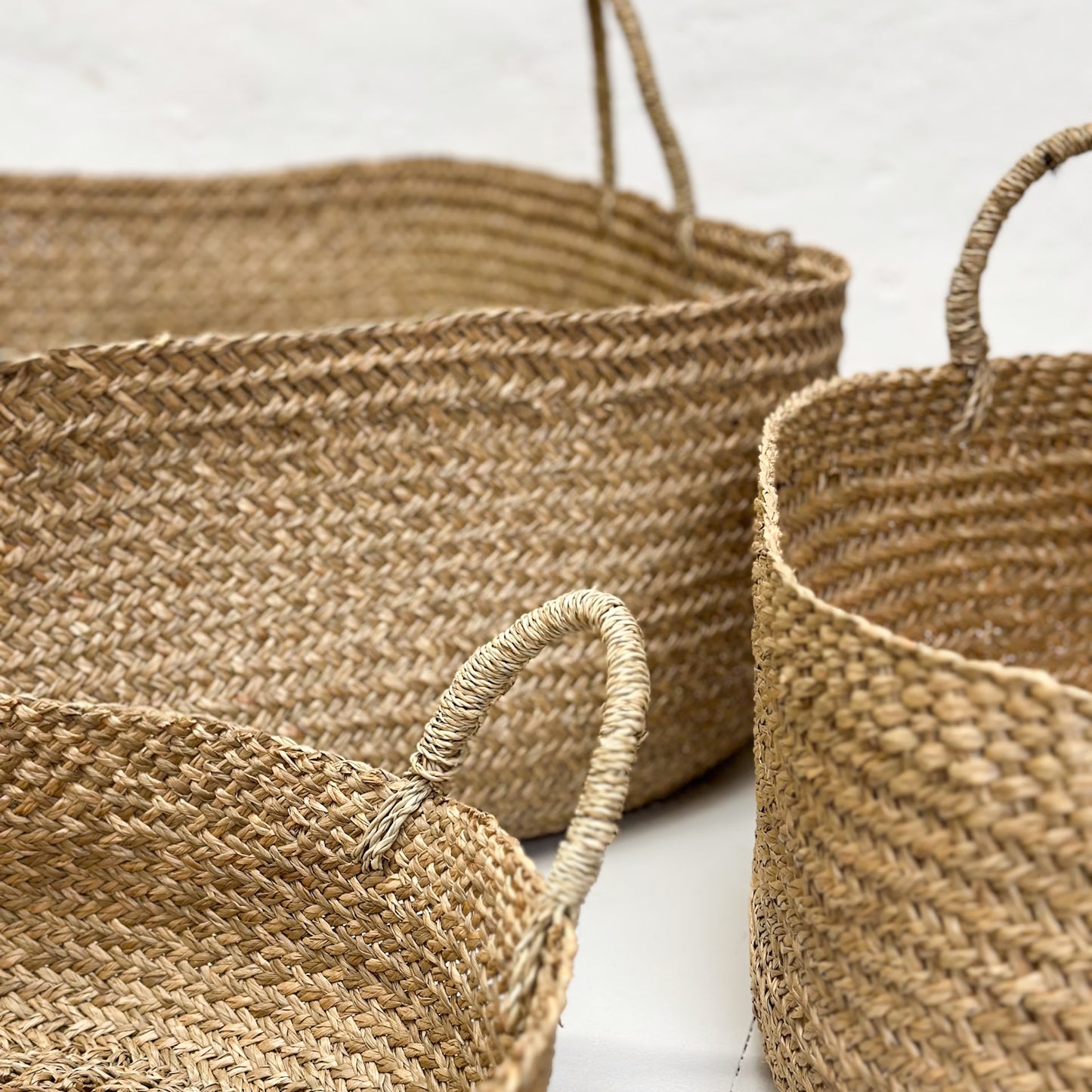 Shallow Soft Sea Grass Basket