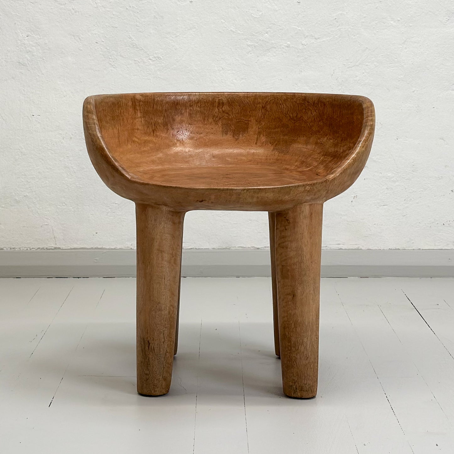 Carved Mango Wood Tub Chair