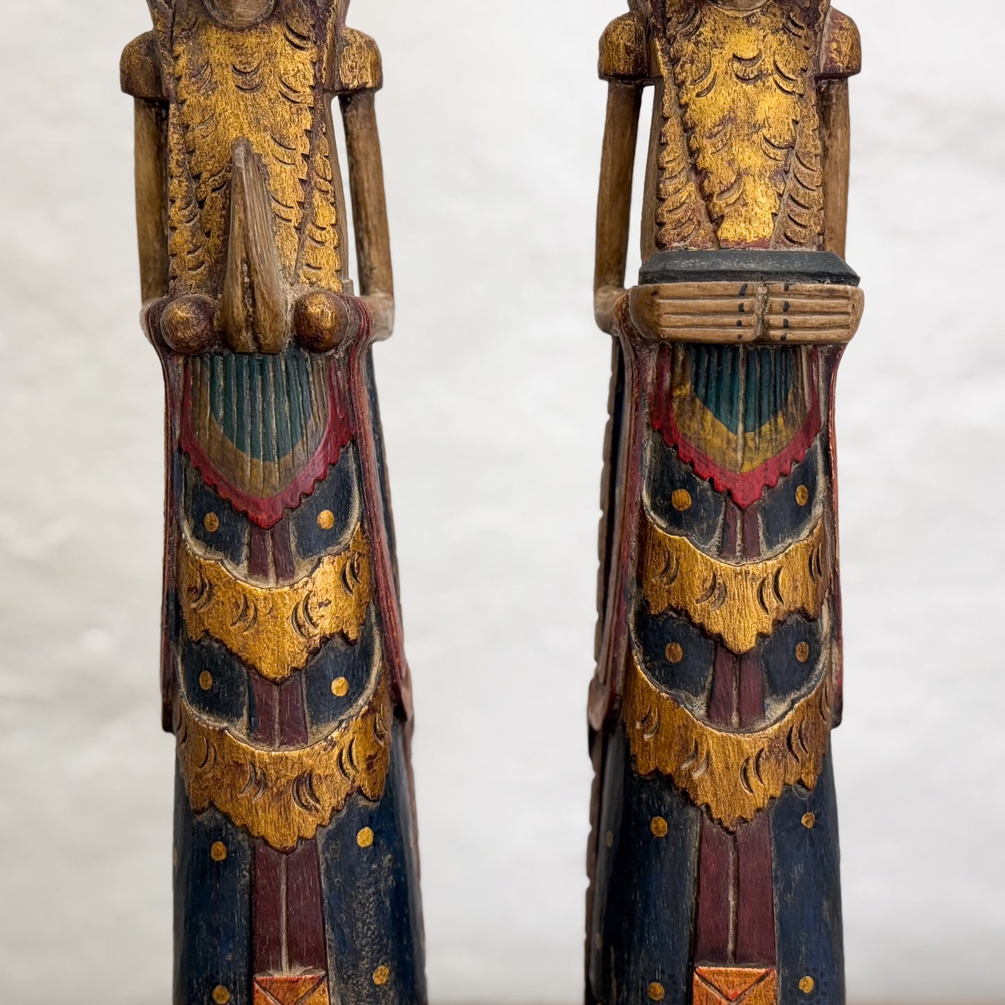 Balinese Rama & Sita Carved Pair