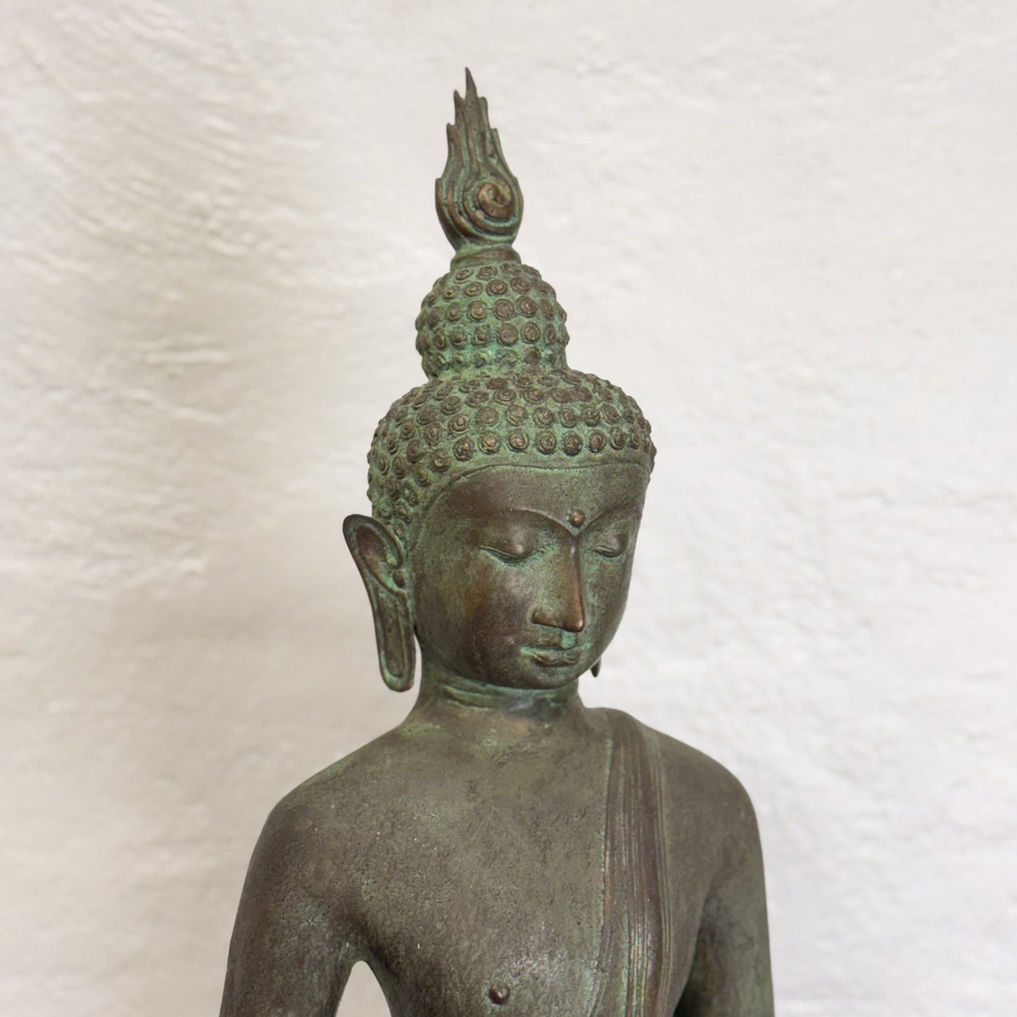 Standing Bronze Thai Buddha