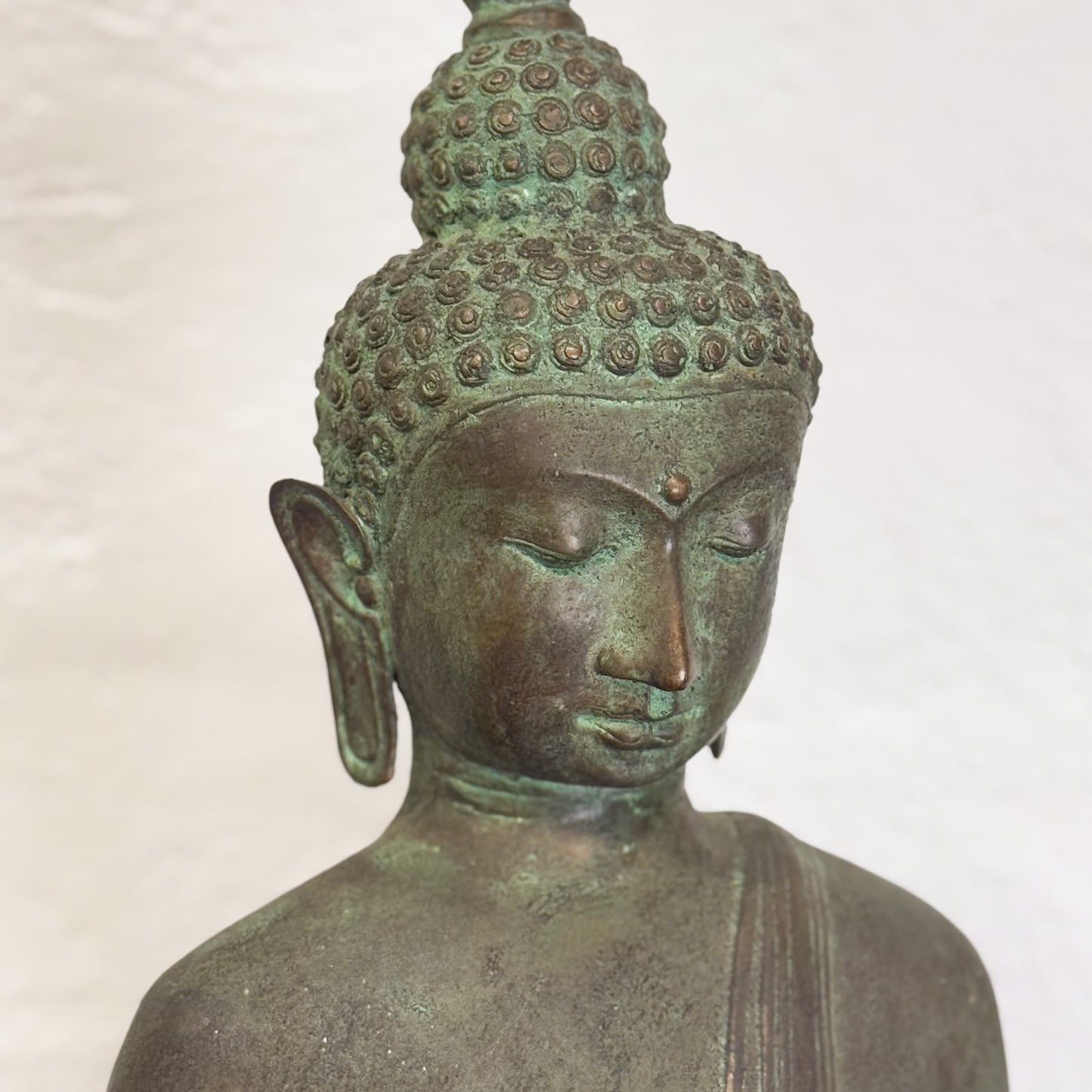 Standing Bronze Thai Buddha