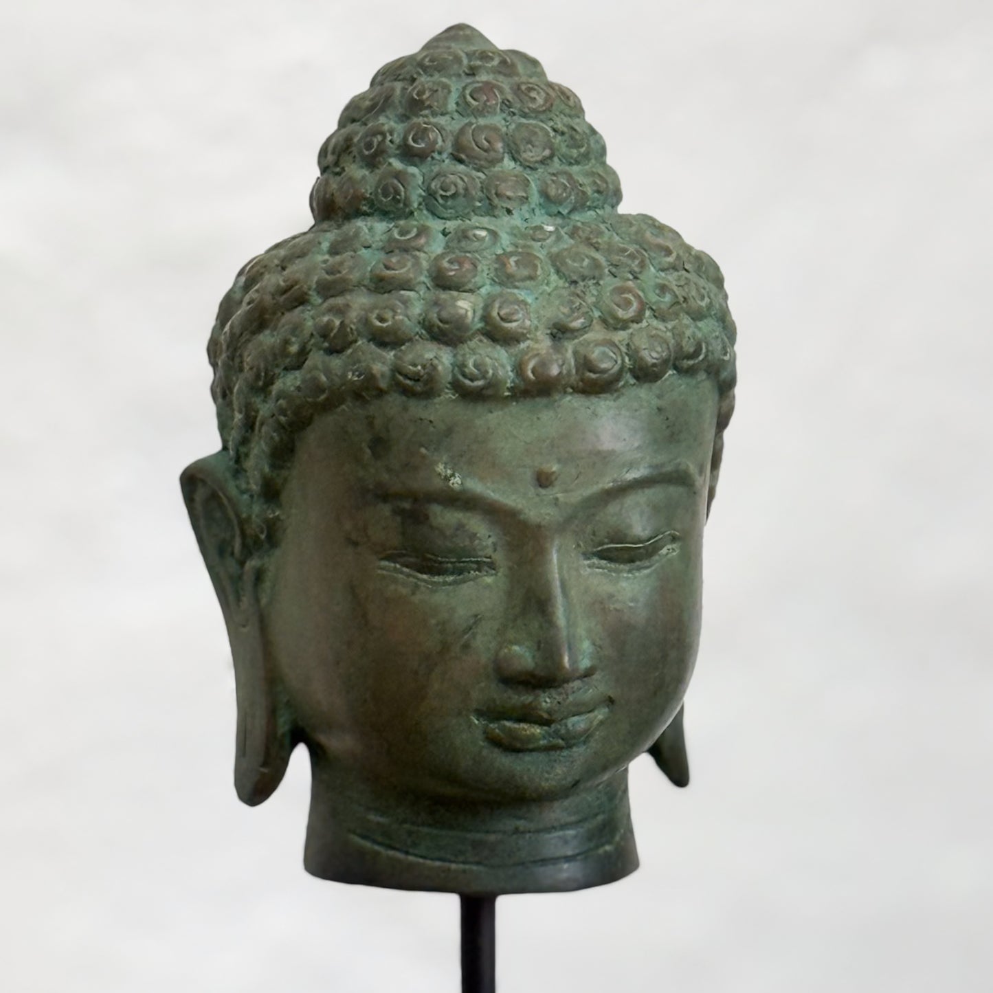 Bronze Buddha Head