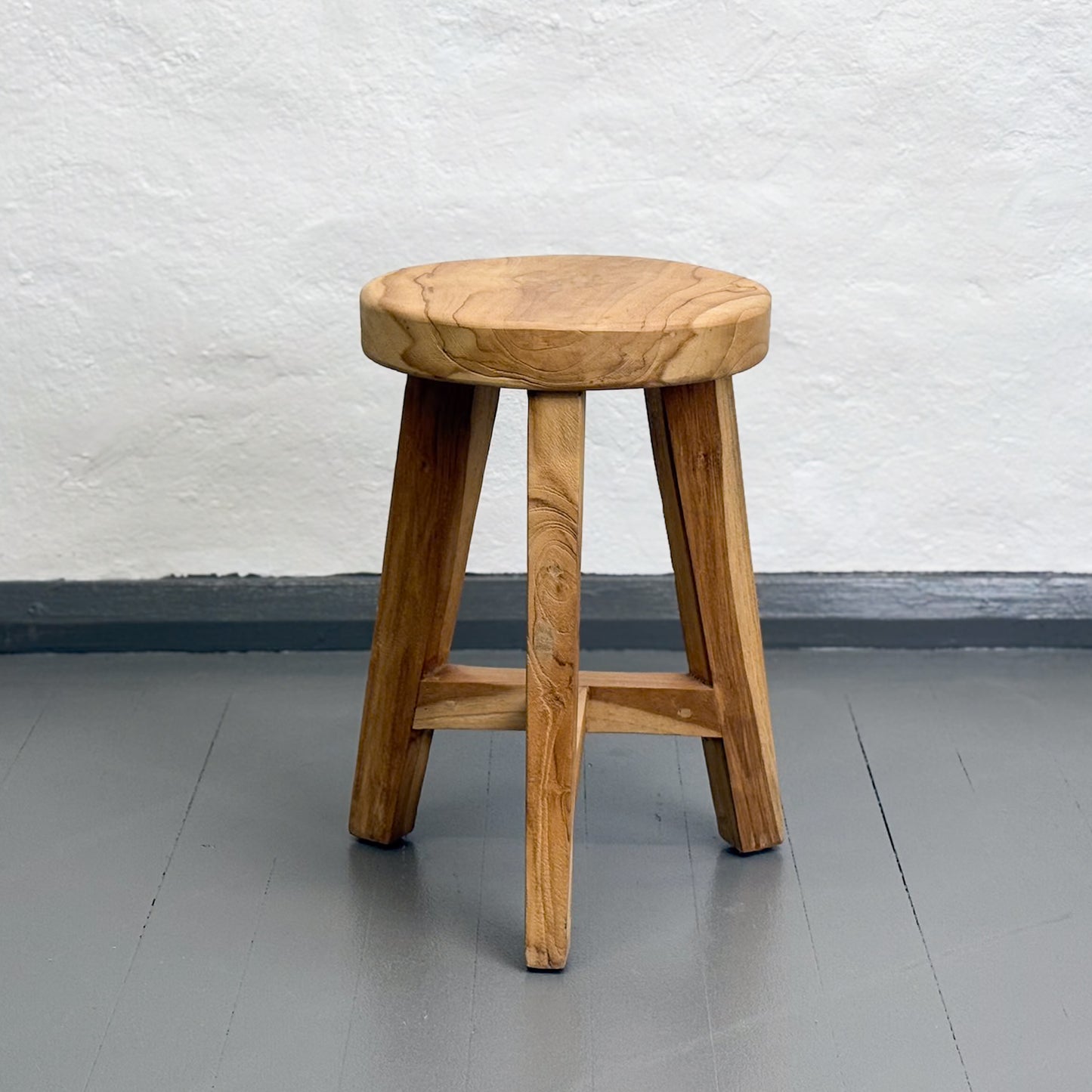 Natural Teak Stool