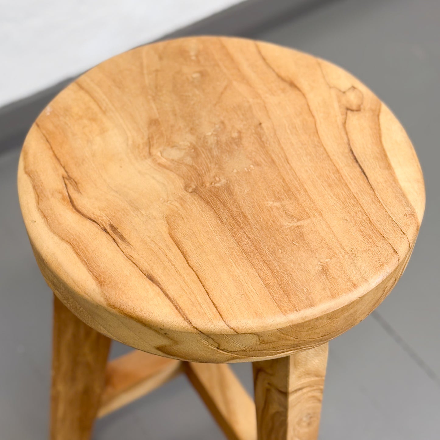 Natural Teak Stool