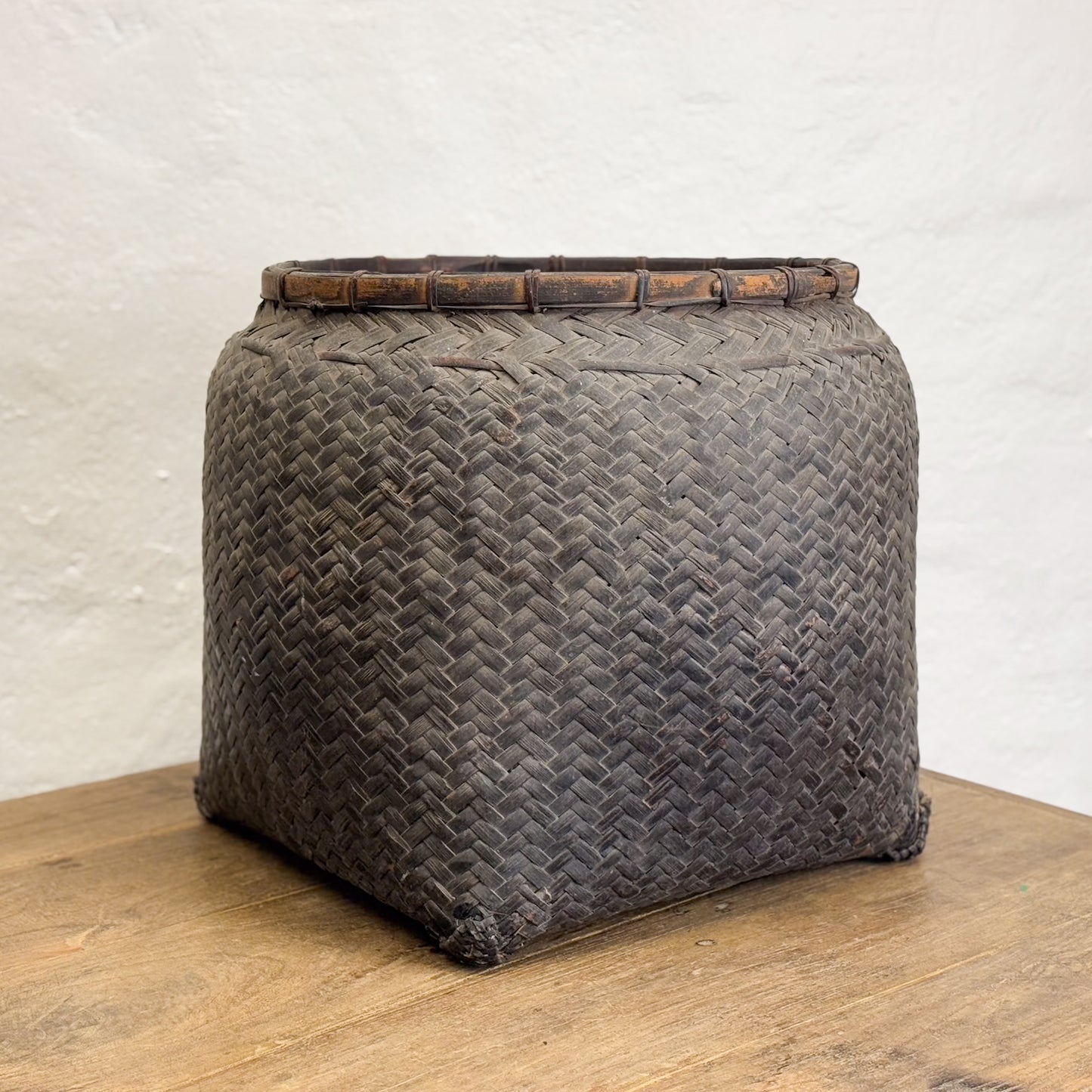 Vintage Rattan Basket