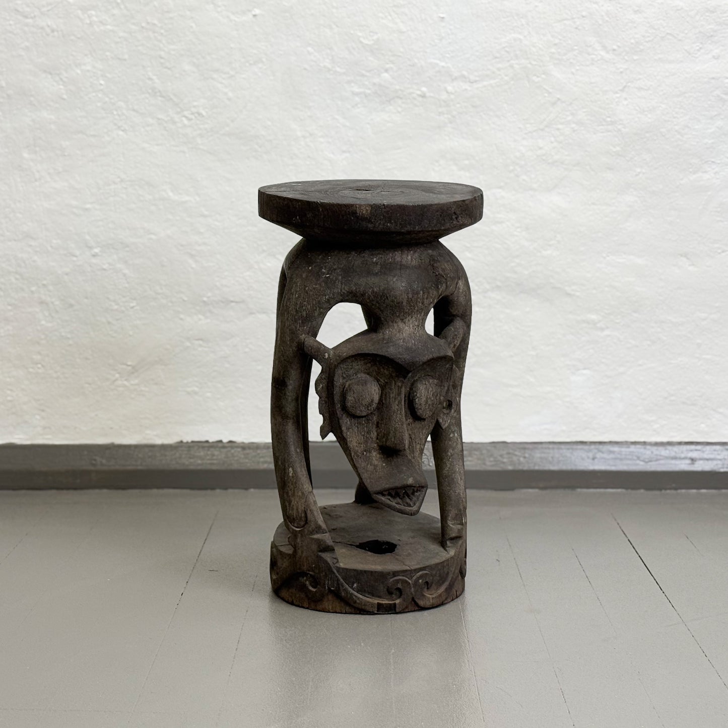 Carved Borneo Tribal Stool