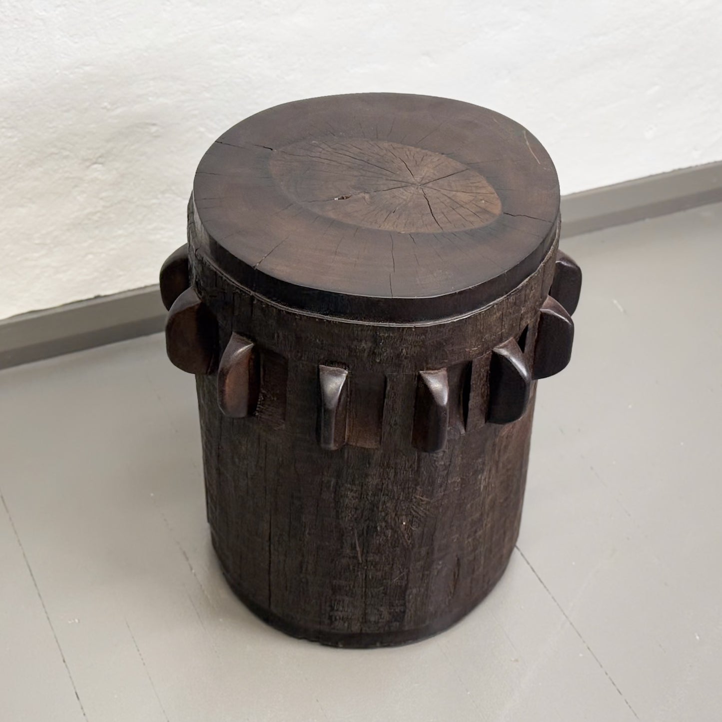 Rustic Sugar Grinder Stool