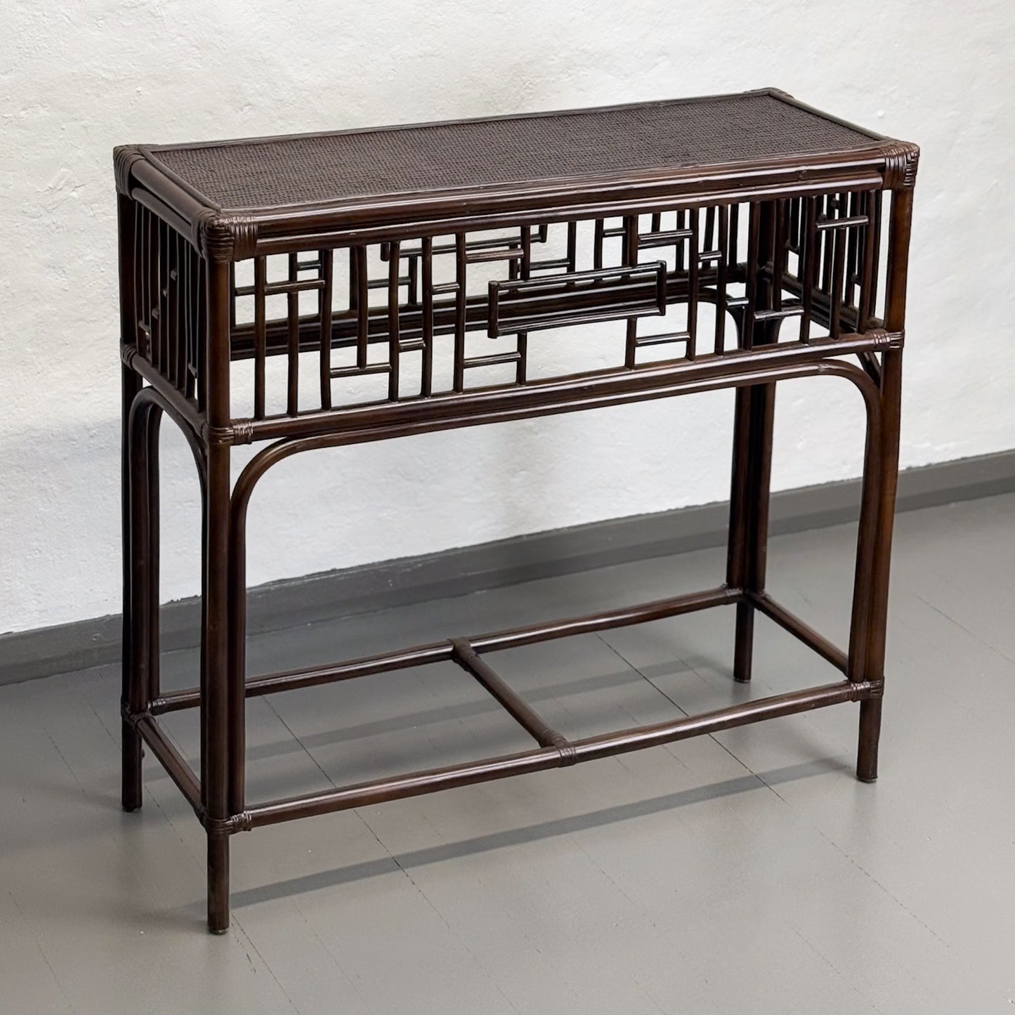 Rattan & Bamboo Console