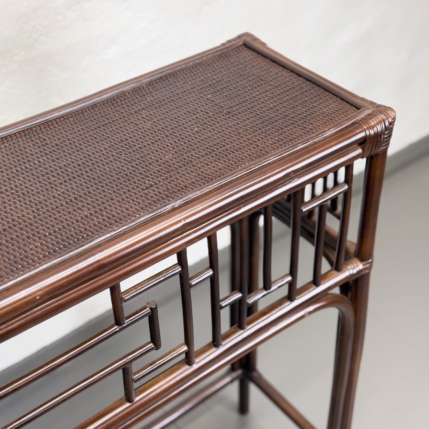 Rattan & Bamboo Console