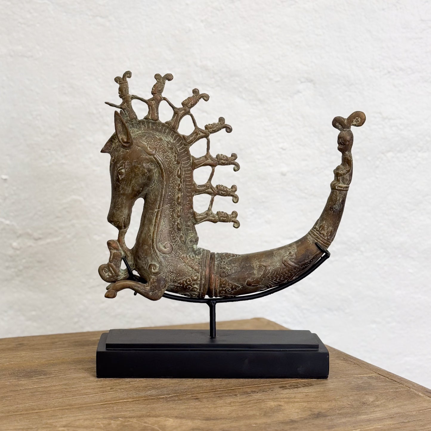 Large Bronze Sea Horse