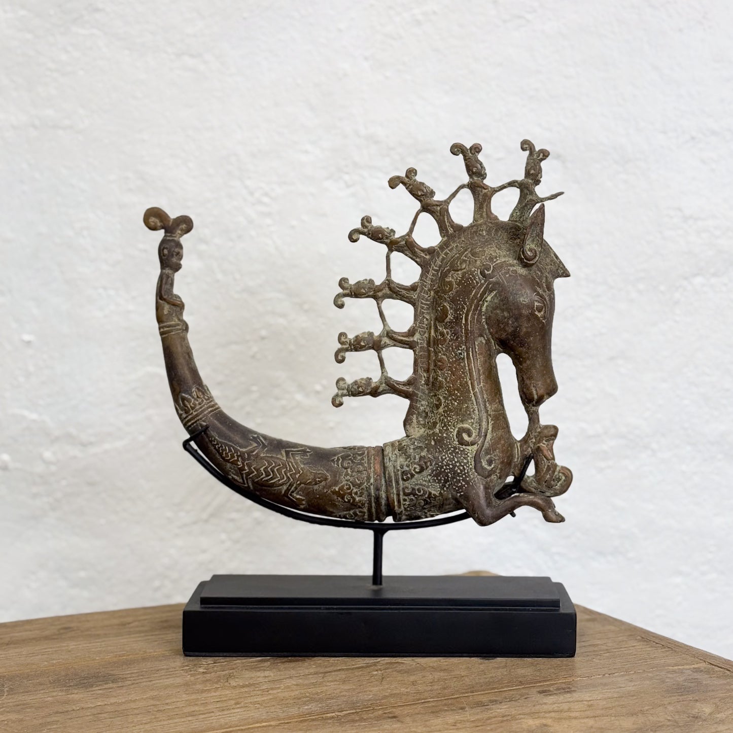 Large Bronze Sea Horse