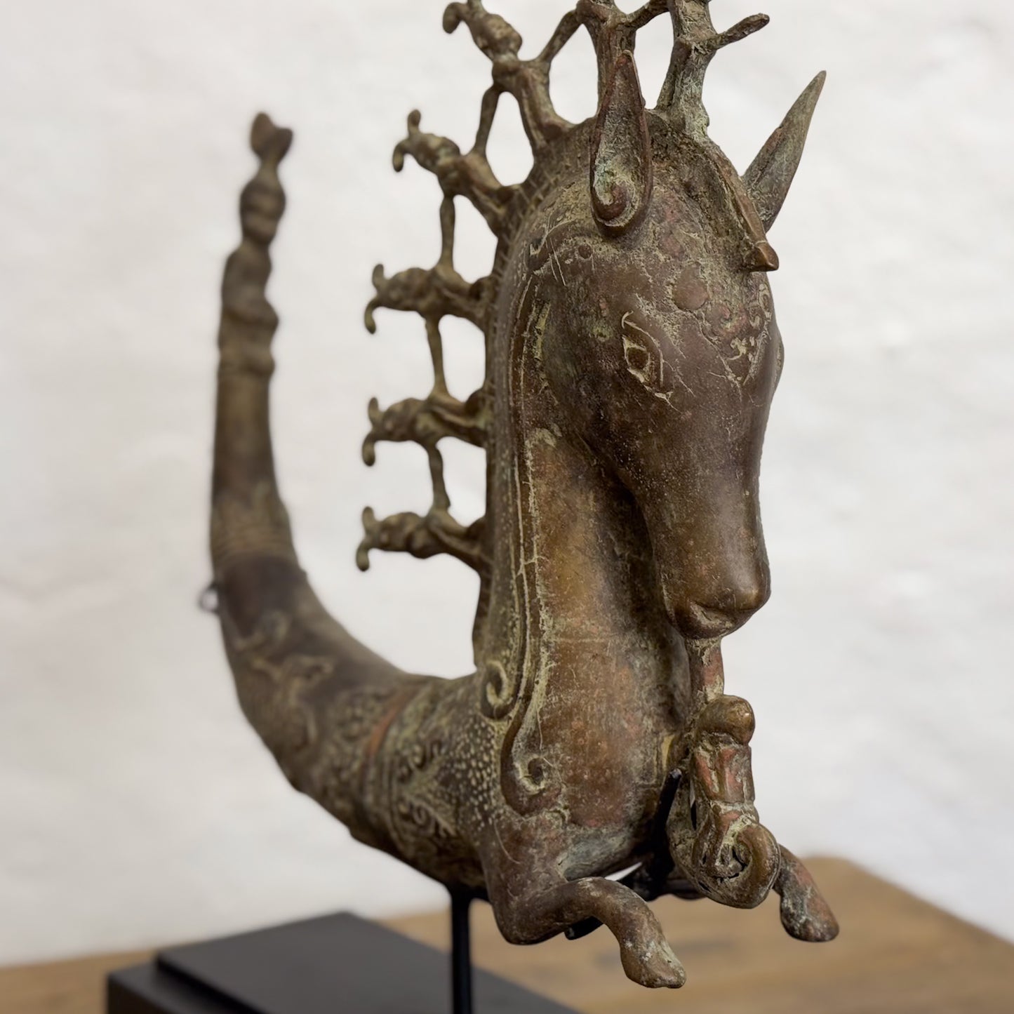 Large Bronze Sea Horse