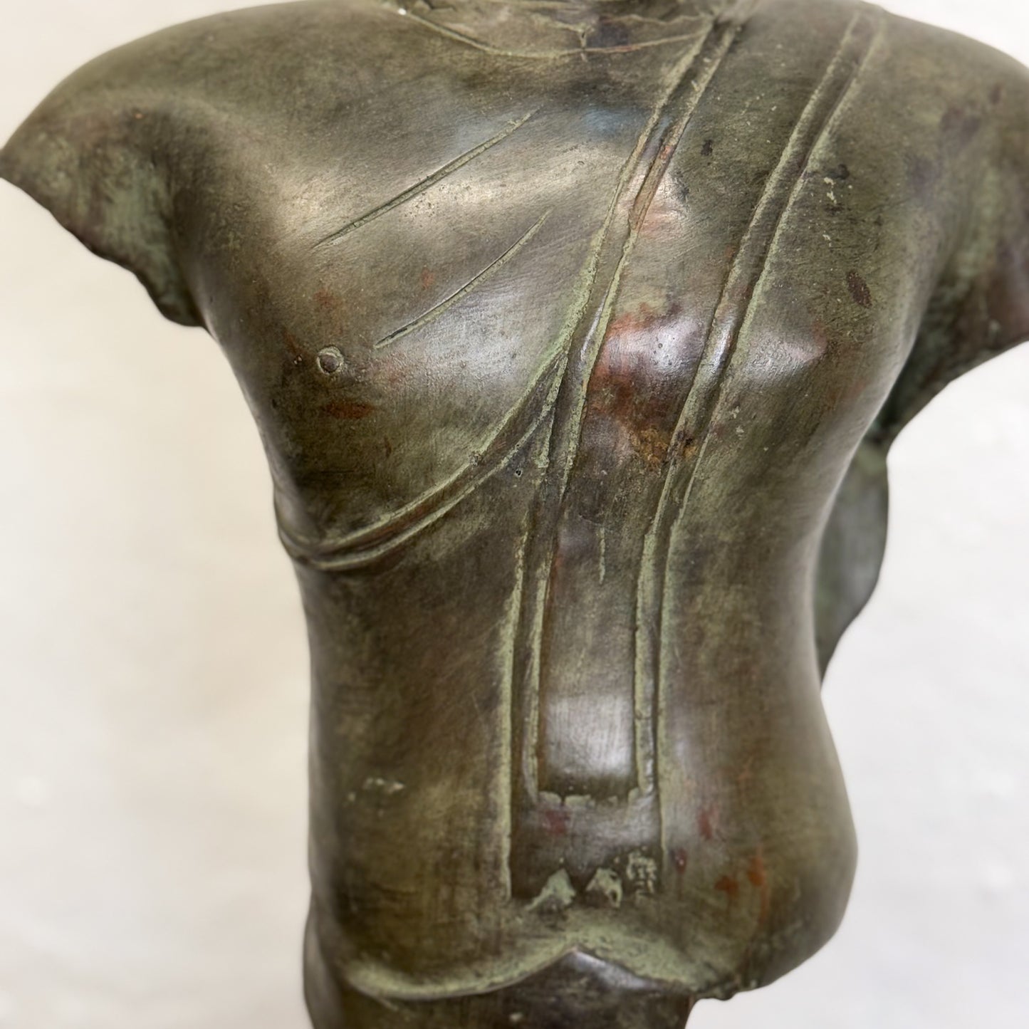 Large Bronze Budda Torso