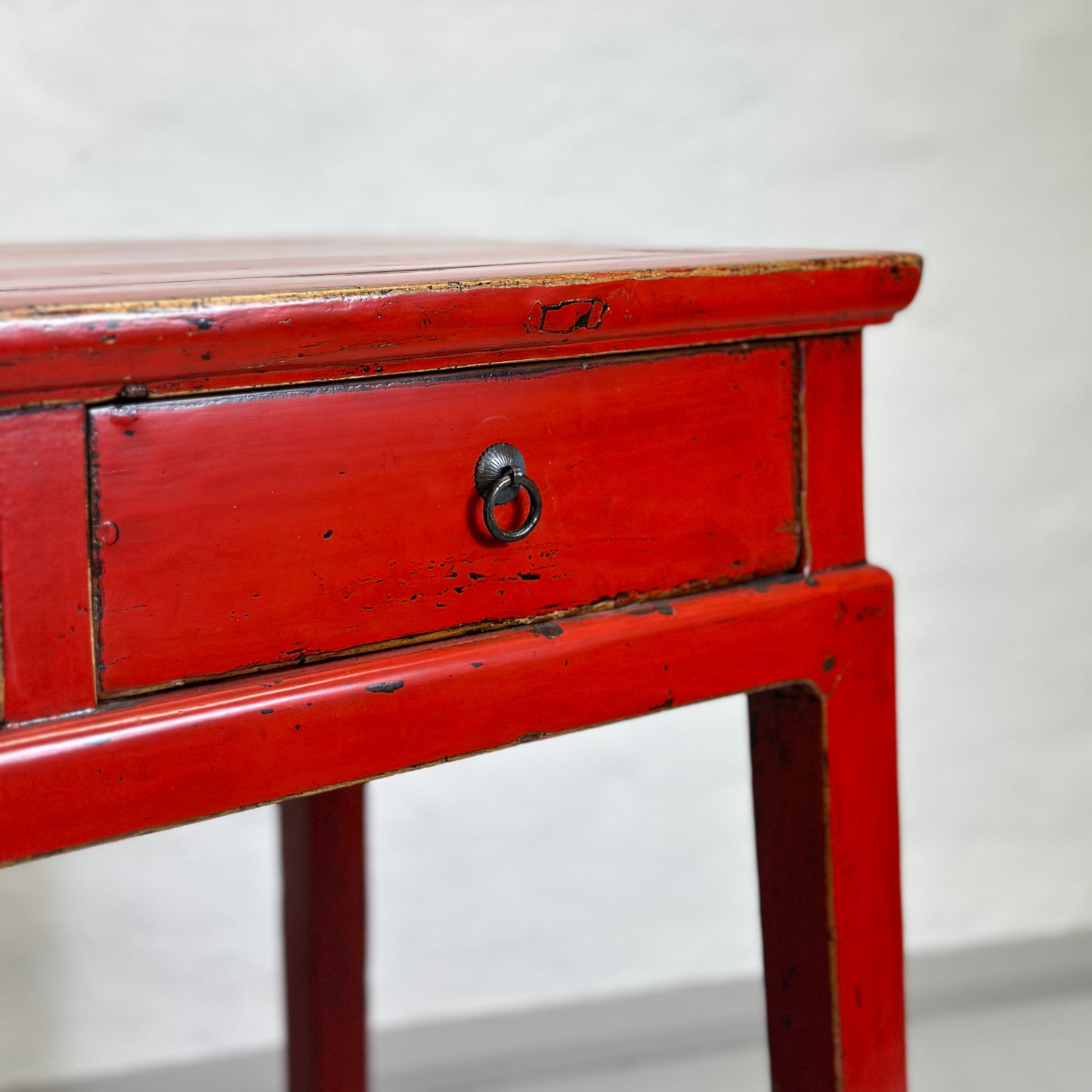 2 Drawer Lacquered Table