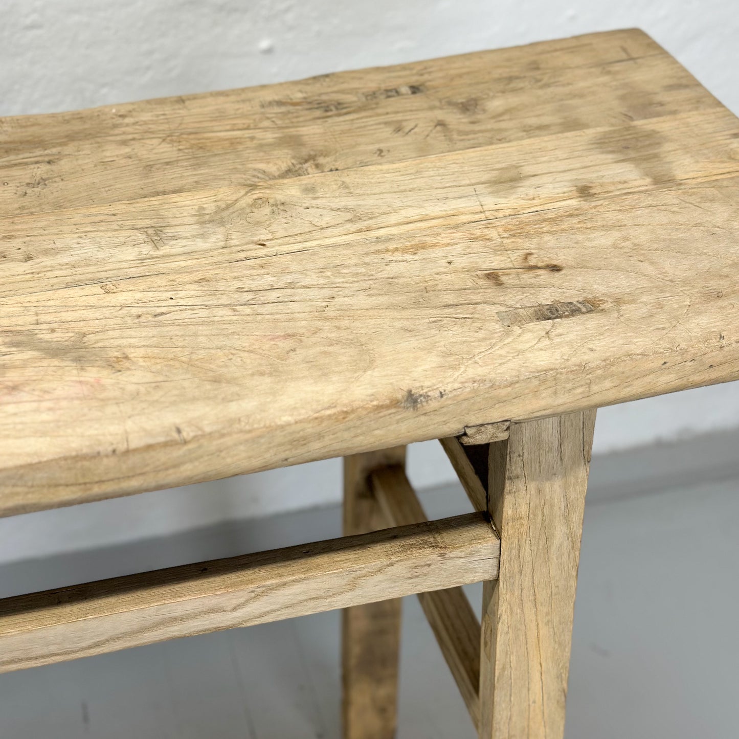 Rustic Simple Elm Console