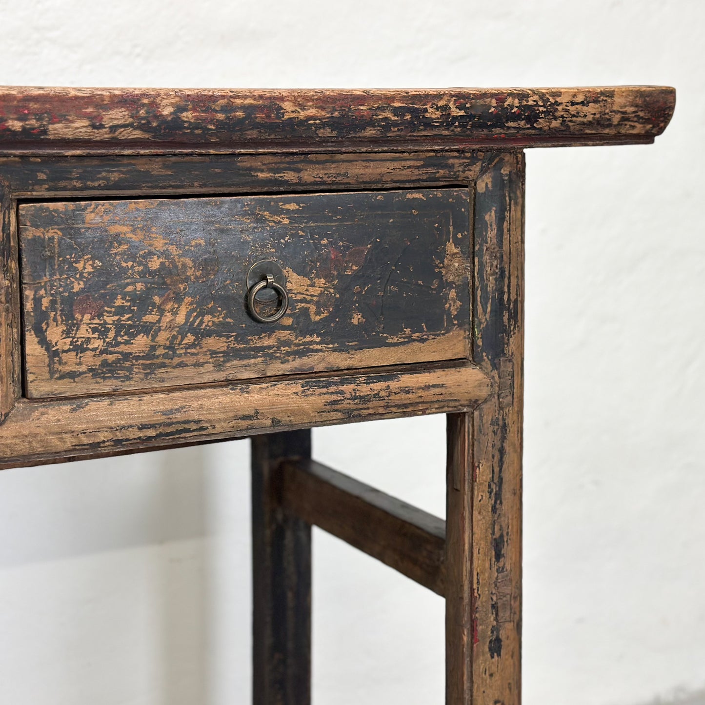 Distressed 2 Drawer Console