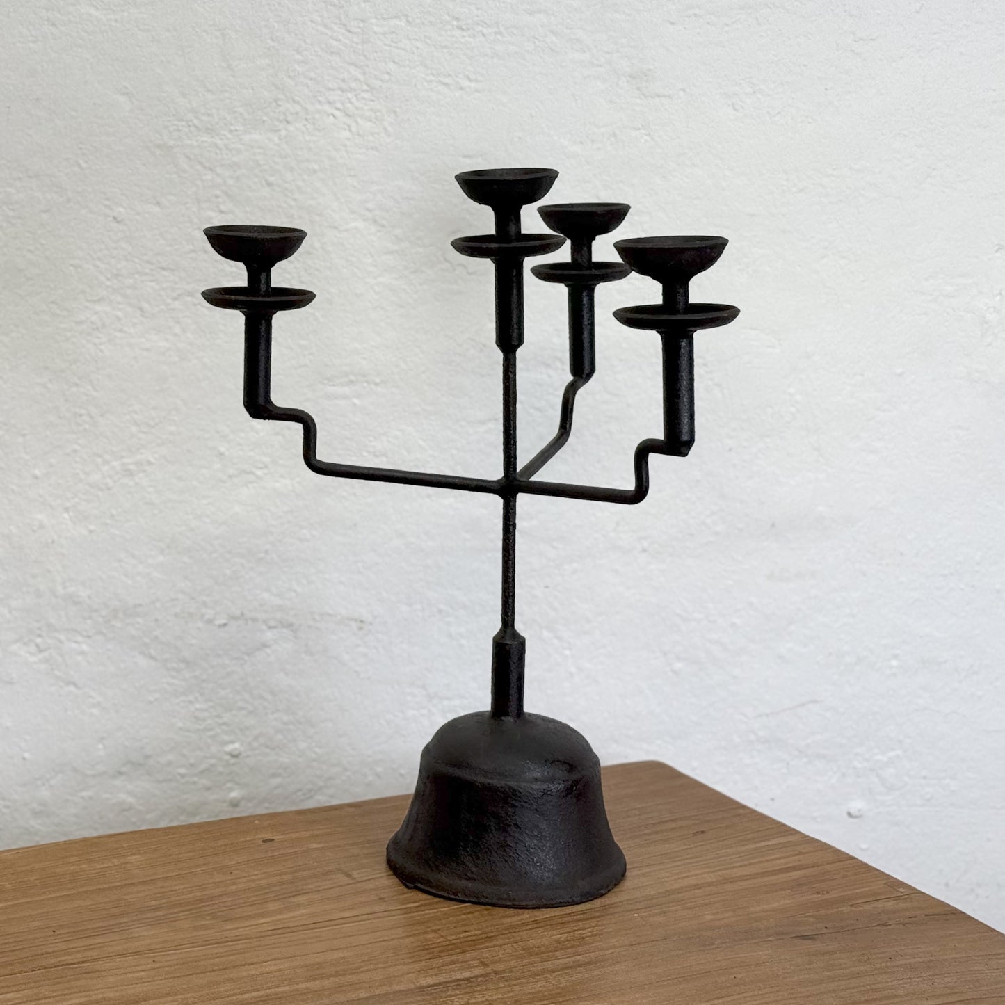 Iron Quad Candle Holder