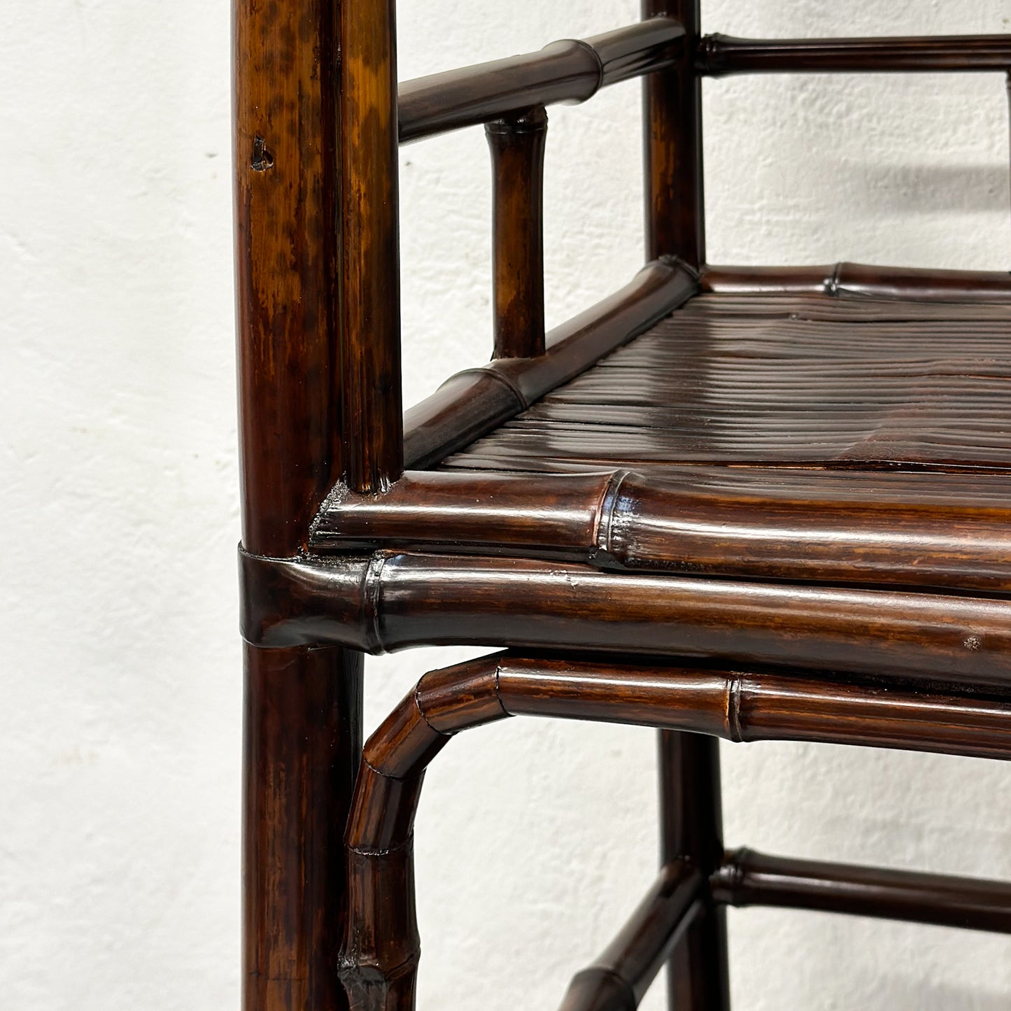 Vintage Bamboo Shelving Unit