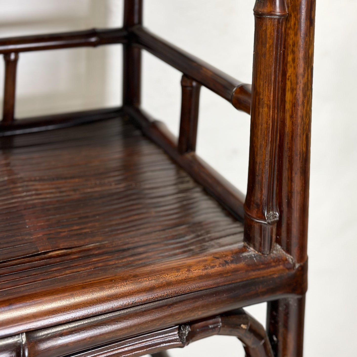 Vintage Bamboo Shelving Unit