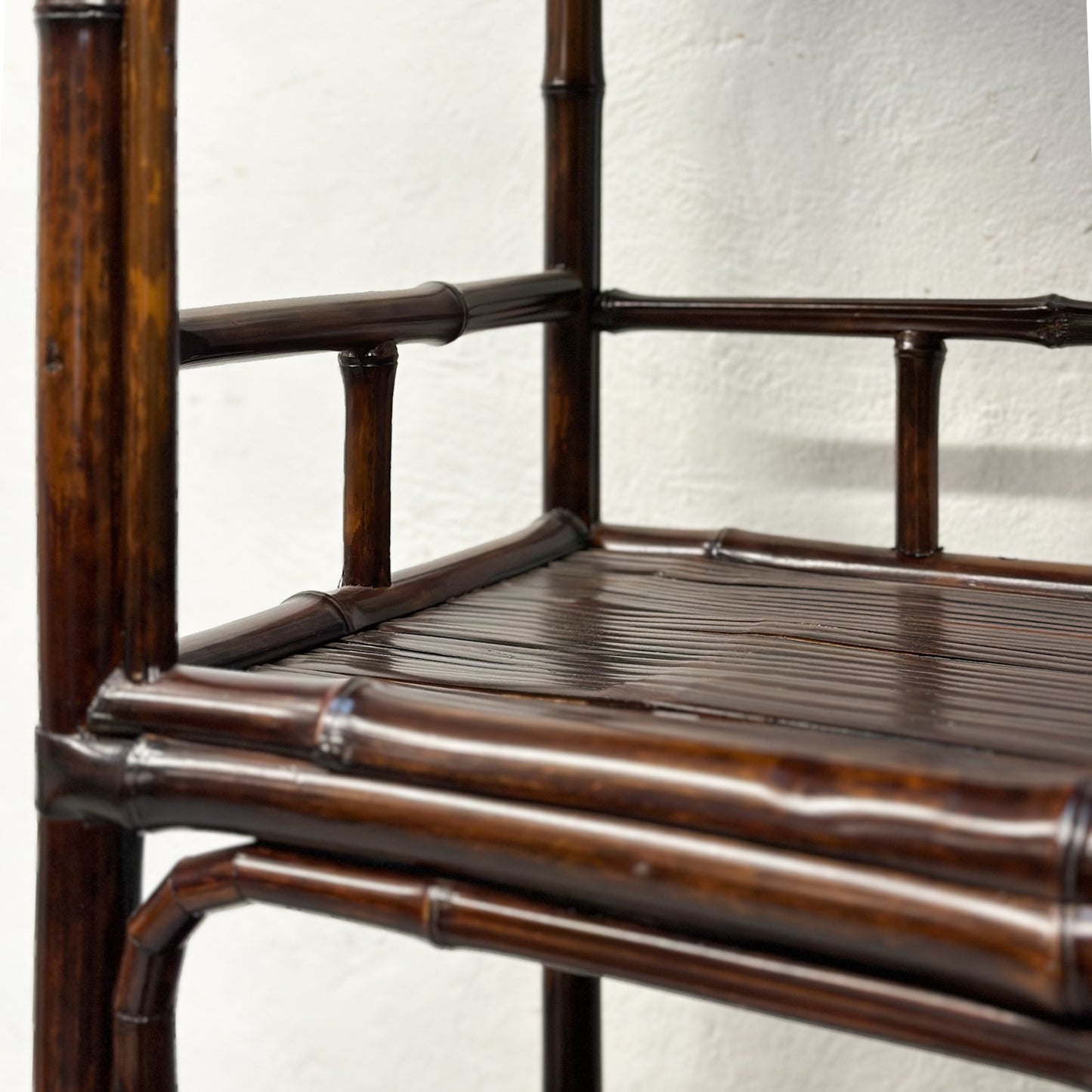 Vintage Bamboo Shelving Unit