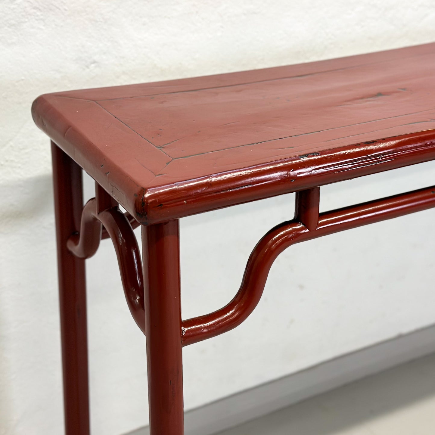 Ming Style Lacquered Console