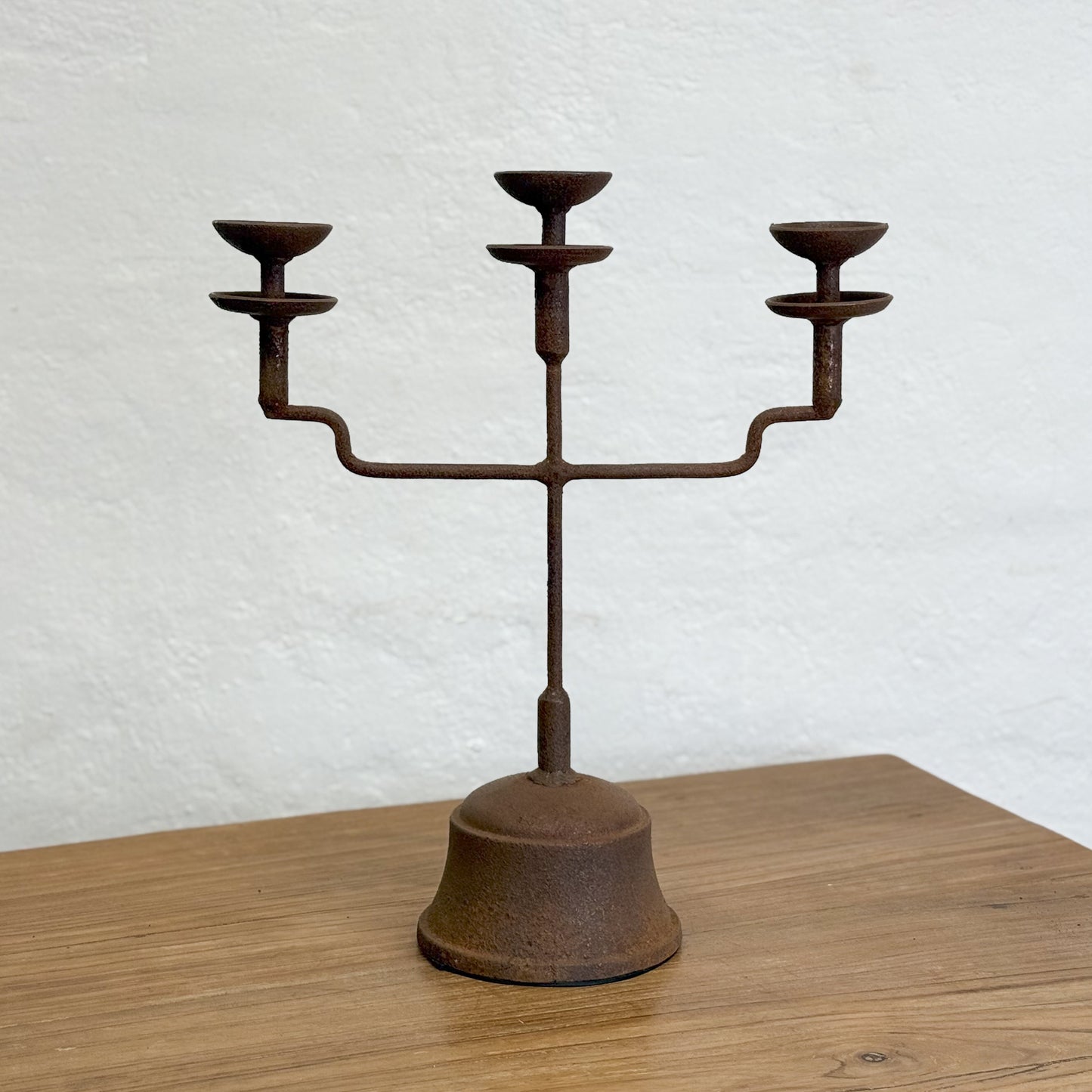 Iron Triple Candle Holder