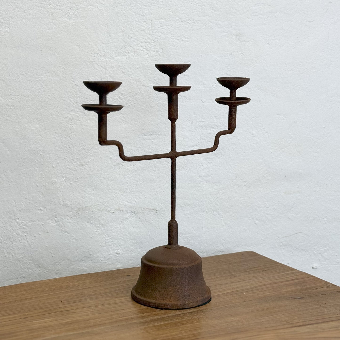 Iron Triple Candle Holder