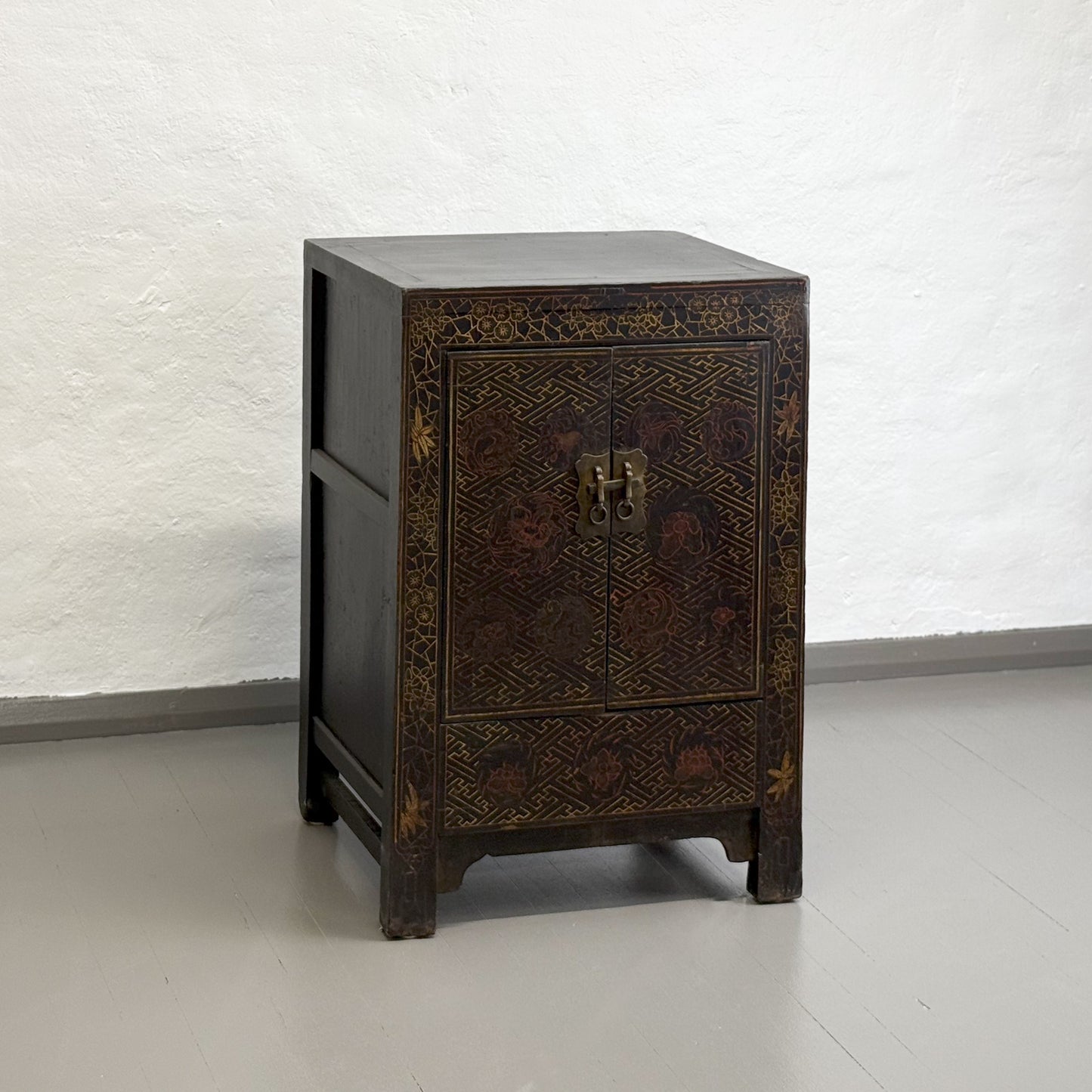 Antique Painted Shanxi Cabinet