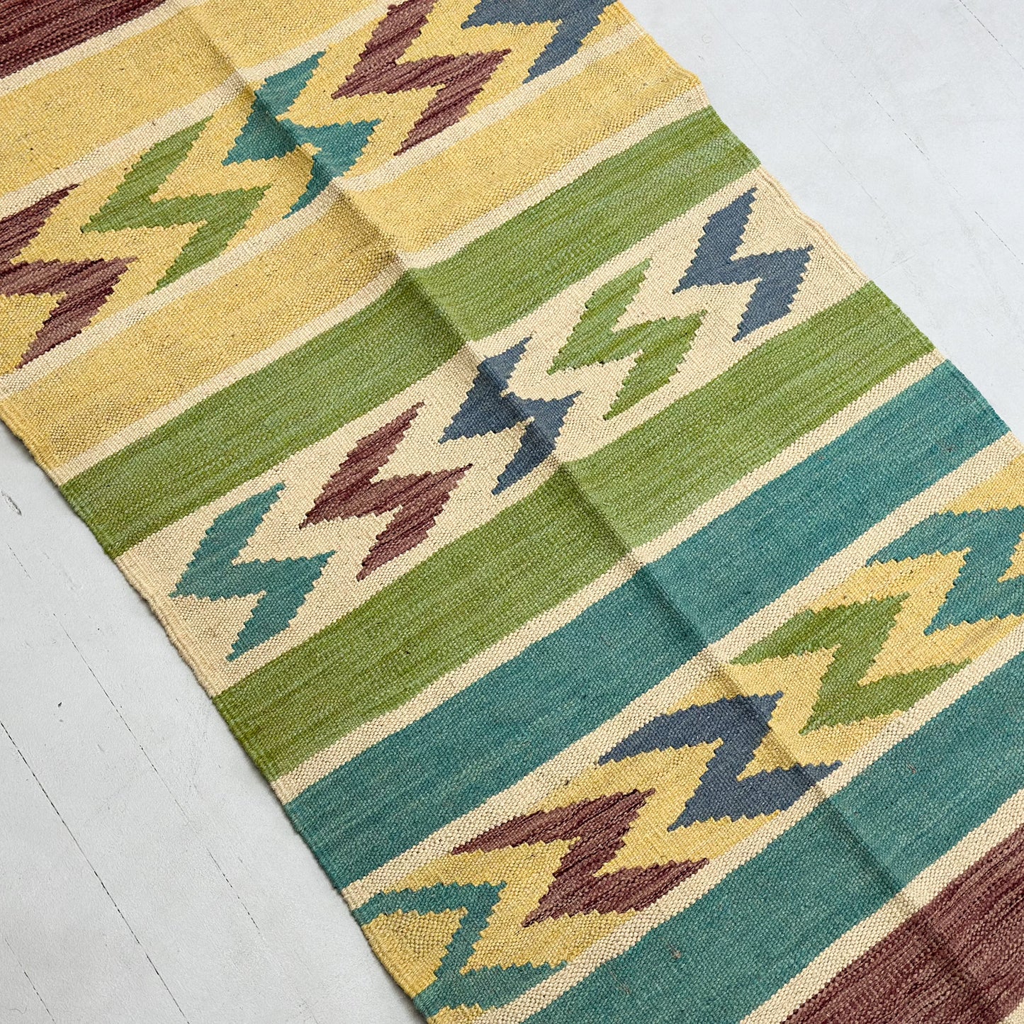 Vintage Tribal Kilim Runner Rug II