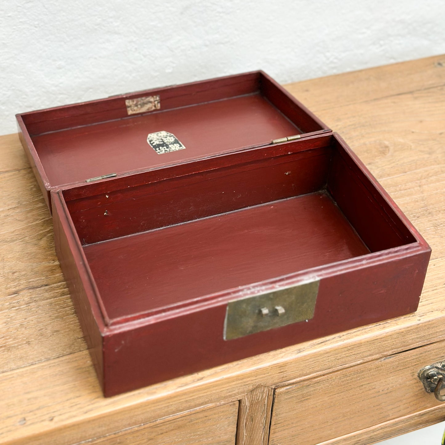 Red Leather Box