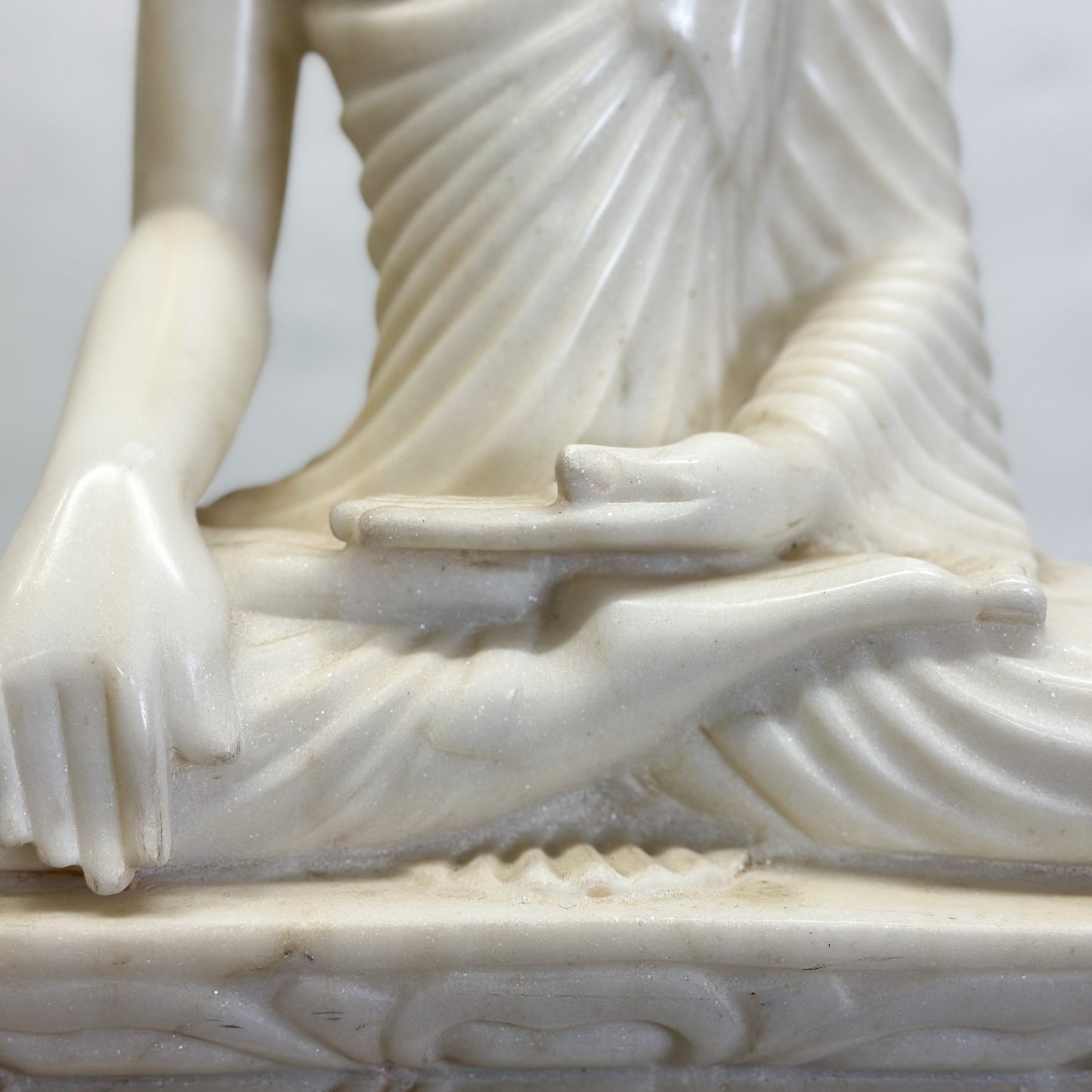 Meditating Marble Buddha